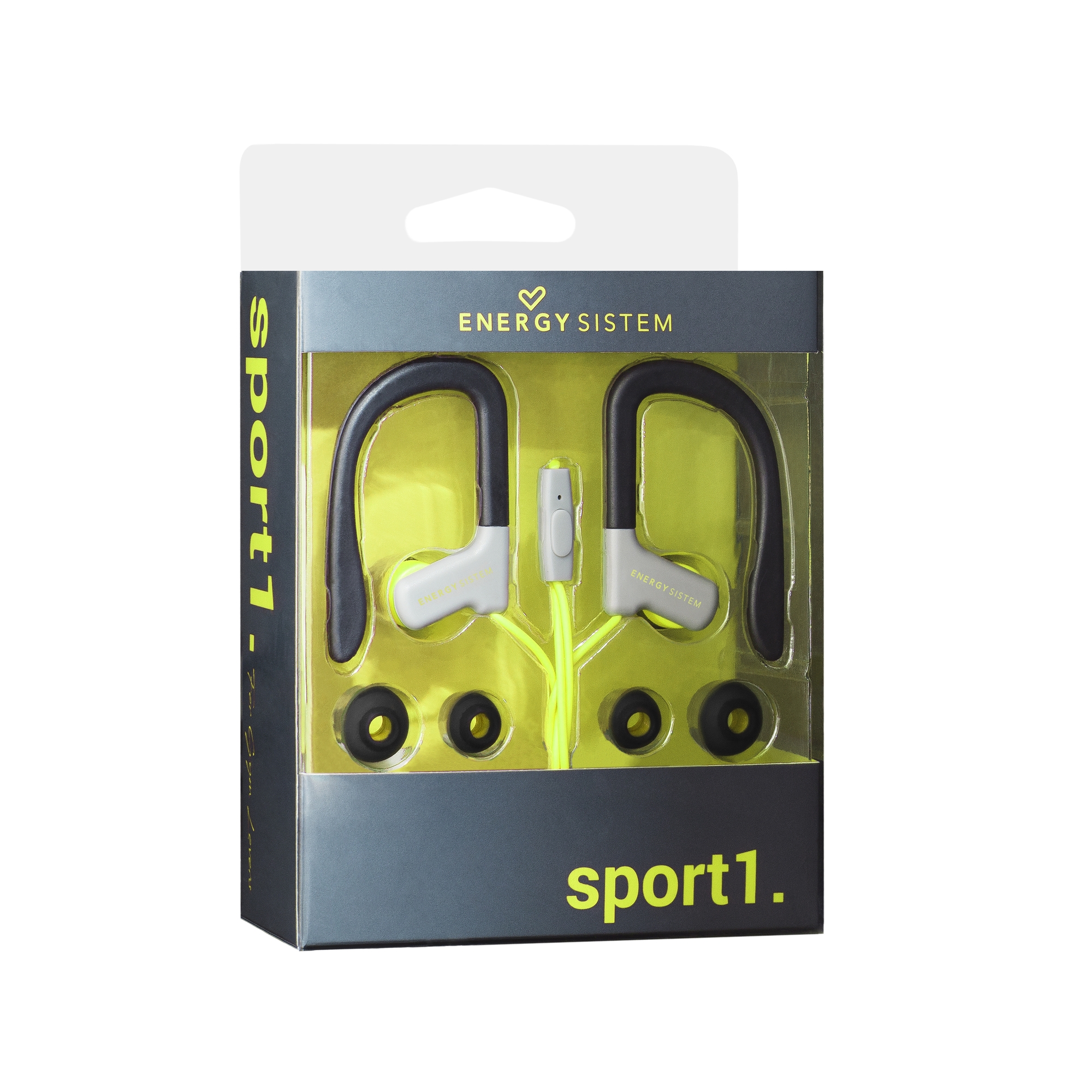 Auscultadores Deportivos Energy Sistem Sport 1 Yellow Mic