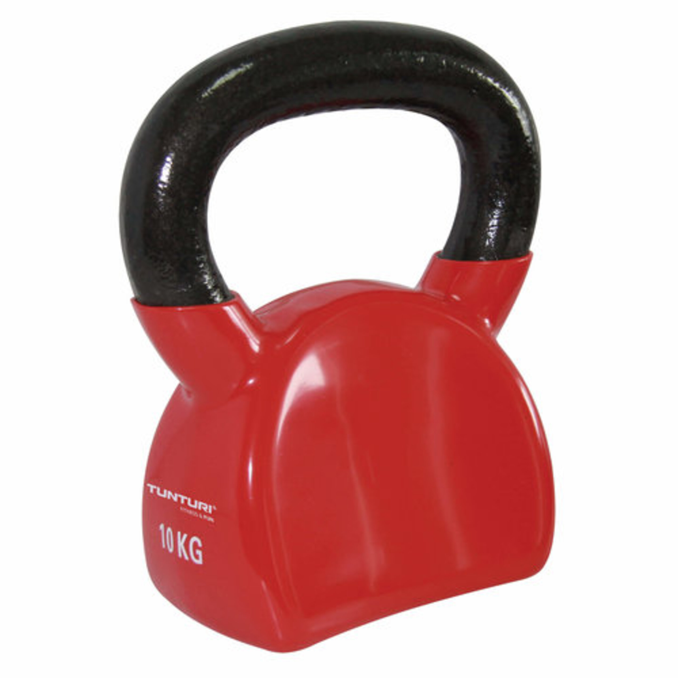 Tunturi Vinyl Kettle Bell 10kg Red - Pesa Rusa 10kg Rojo - rojo - 