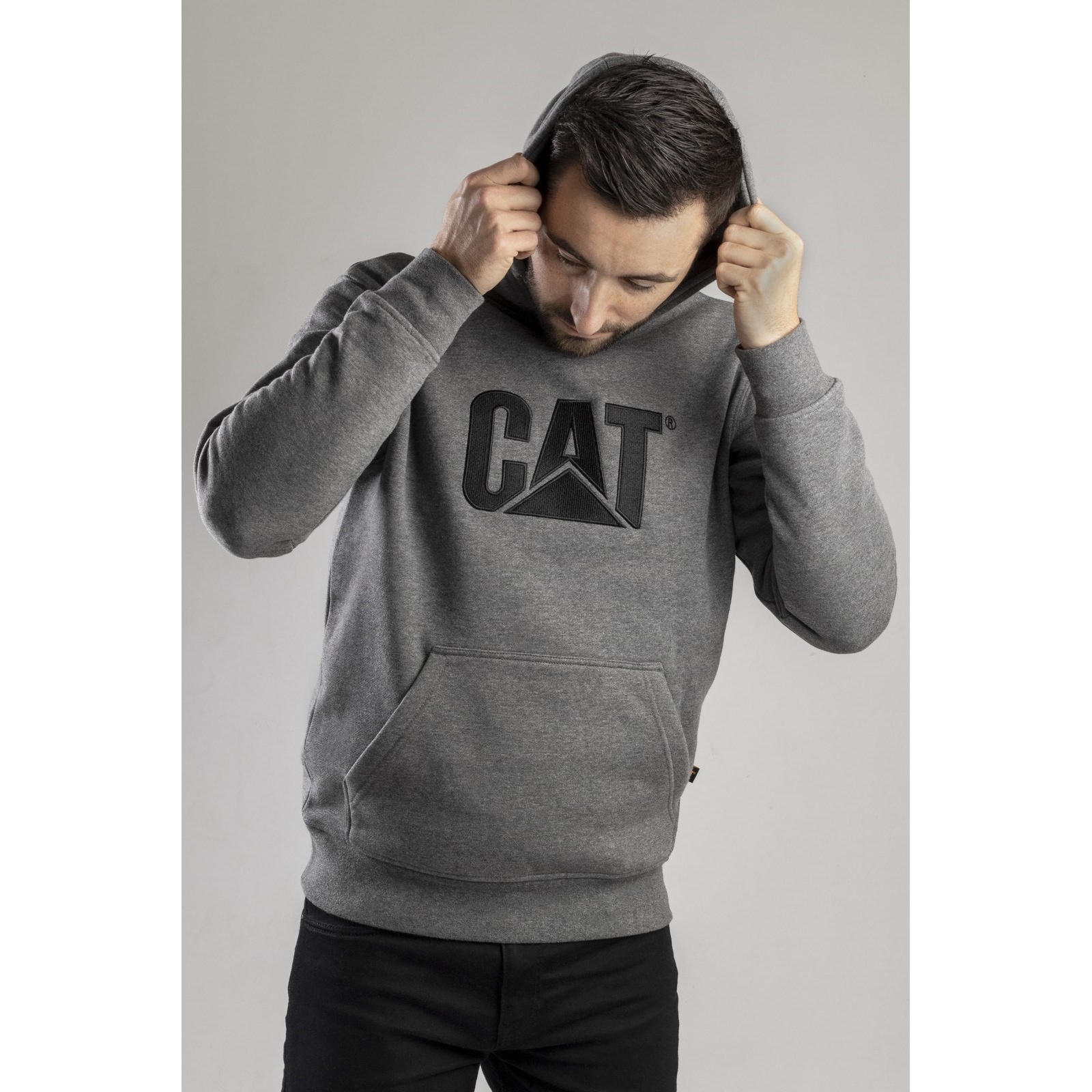 Sweatshirt Com Capuz Trademark Para Homem Caterpillar