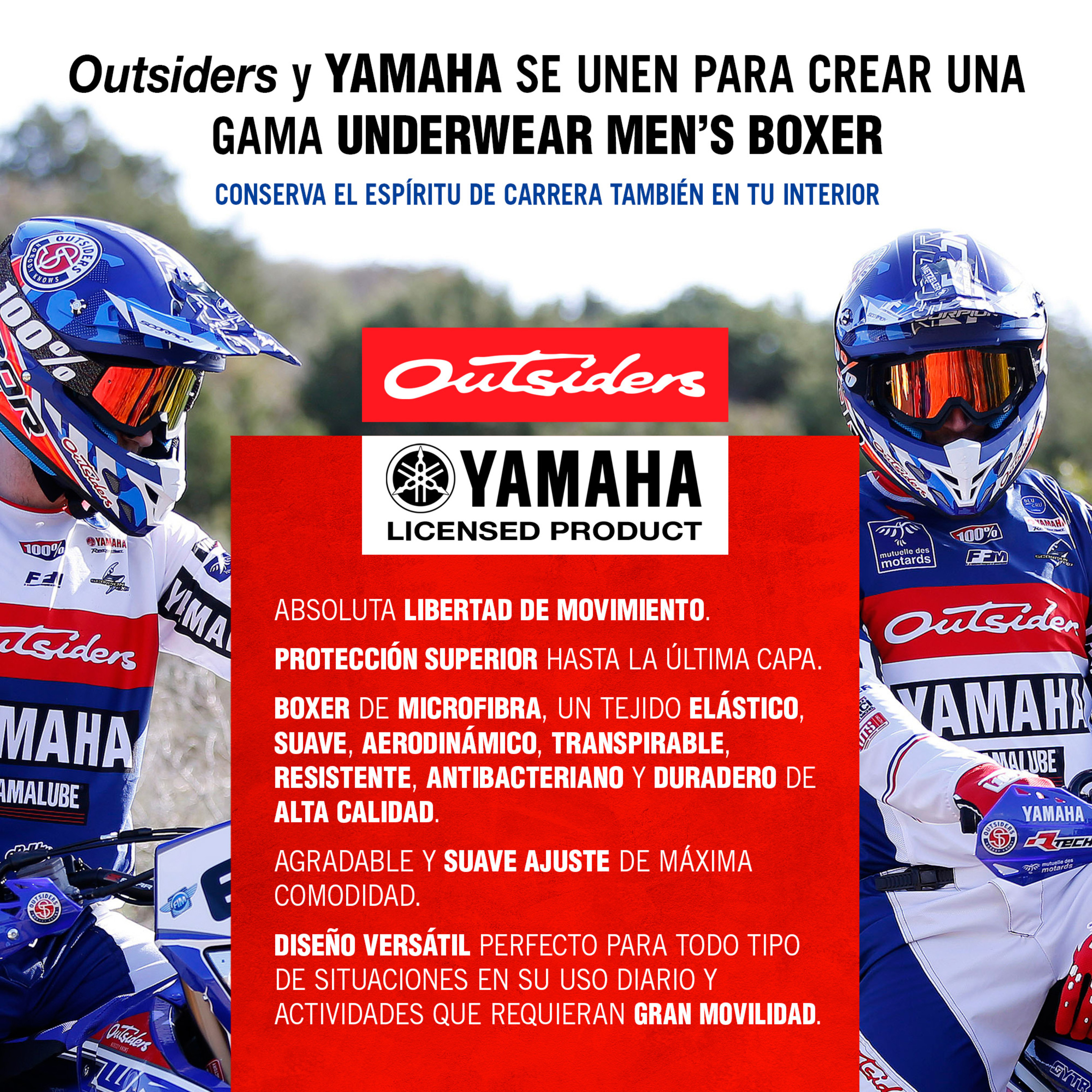 Calzoncillos Yamaha