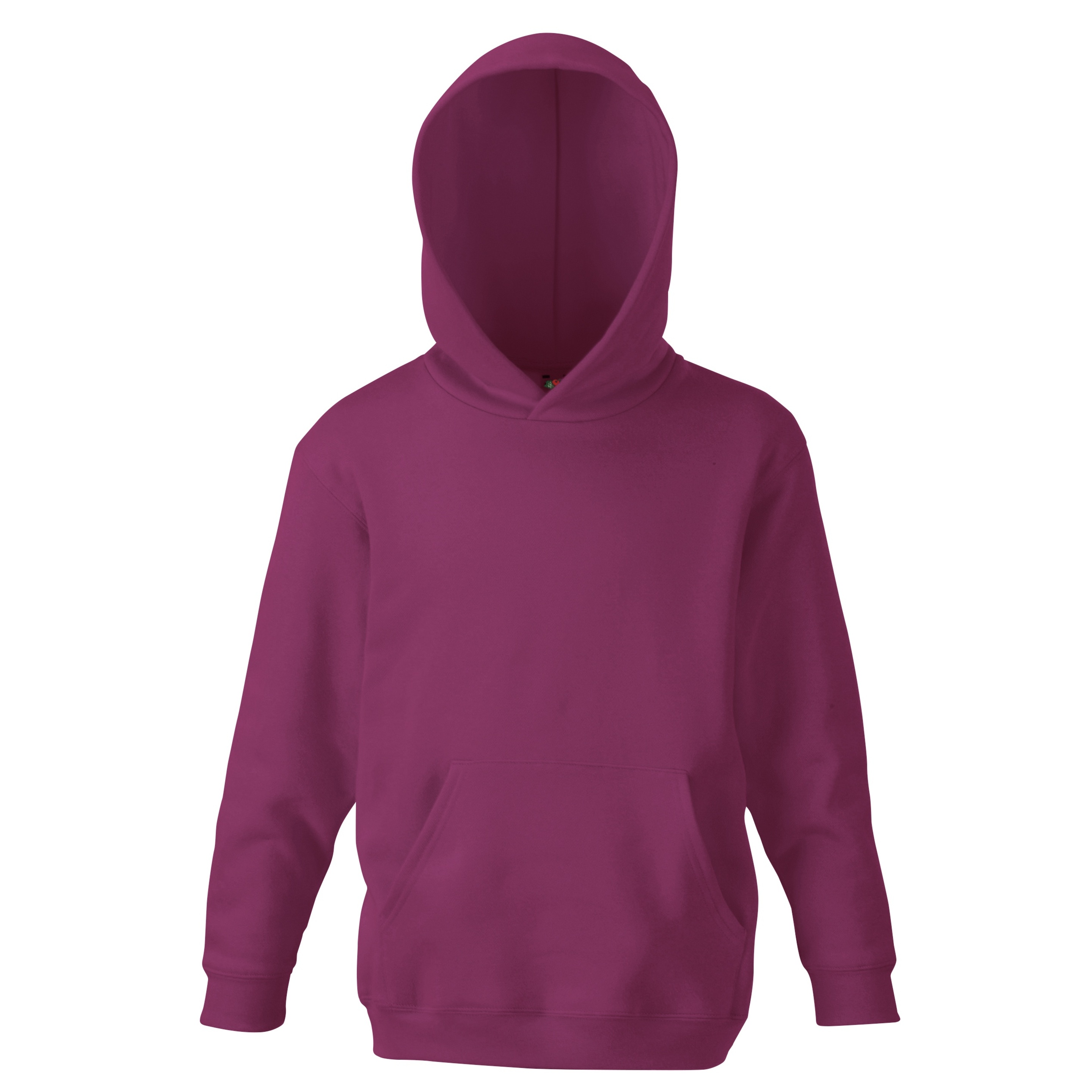 Sweatshirt Clássica Com Capuz Fruit Of The Loom - burgundy - 