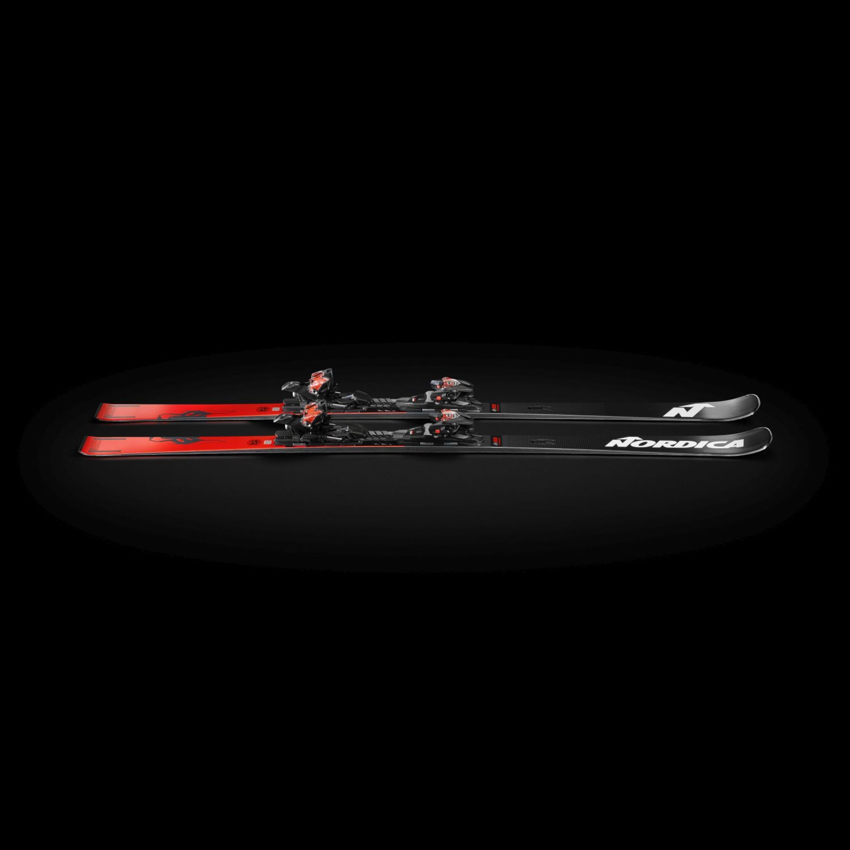 Esquí Con Fijación Adulto Nordica Doberman Gsr Rb+xcell14 Fdt - Negro/Rojo  MKP