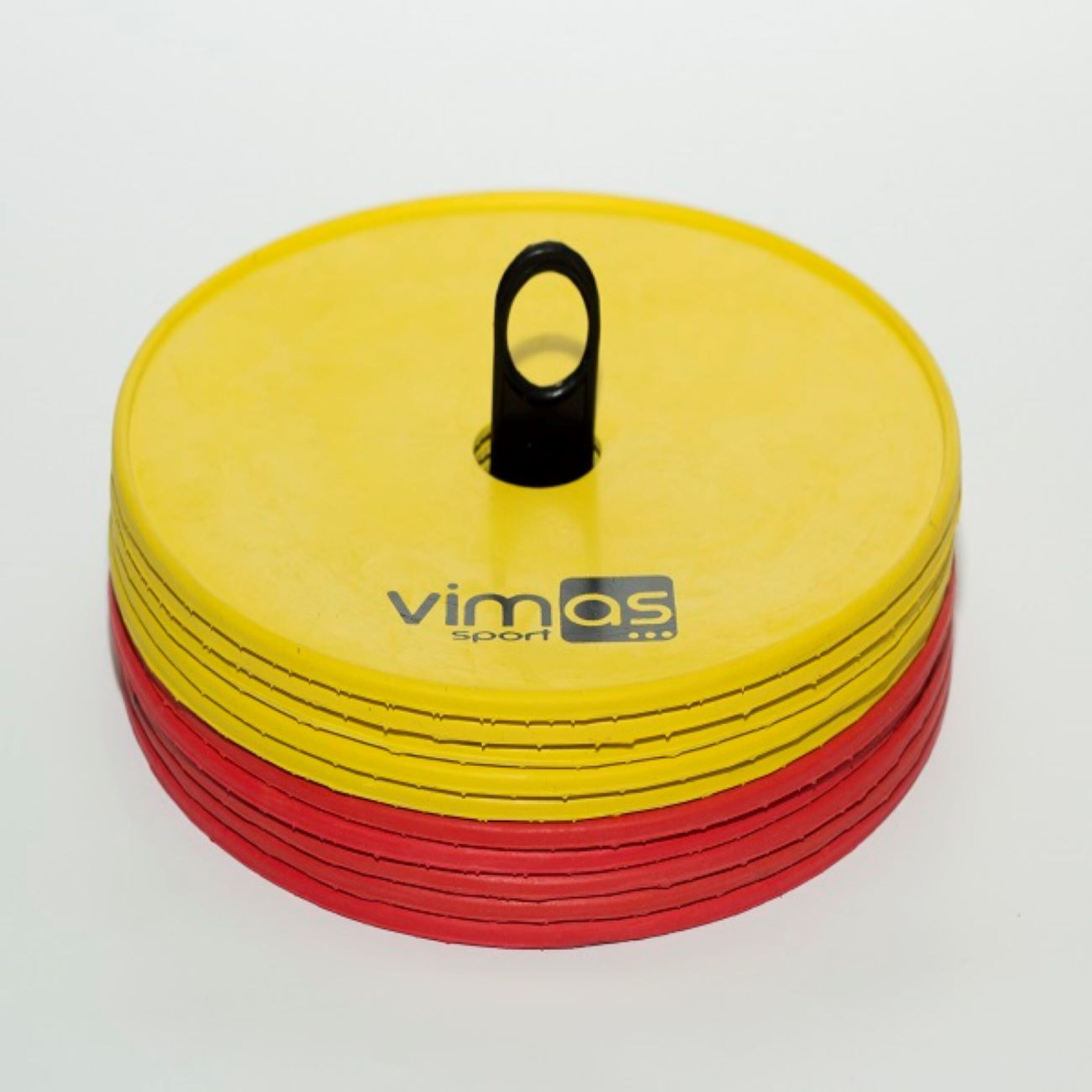 Círculos De Borracha (conjunto 10 Unidades) Vermelho/amarelo Ø 20 Cm - amarillo-rojo - 