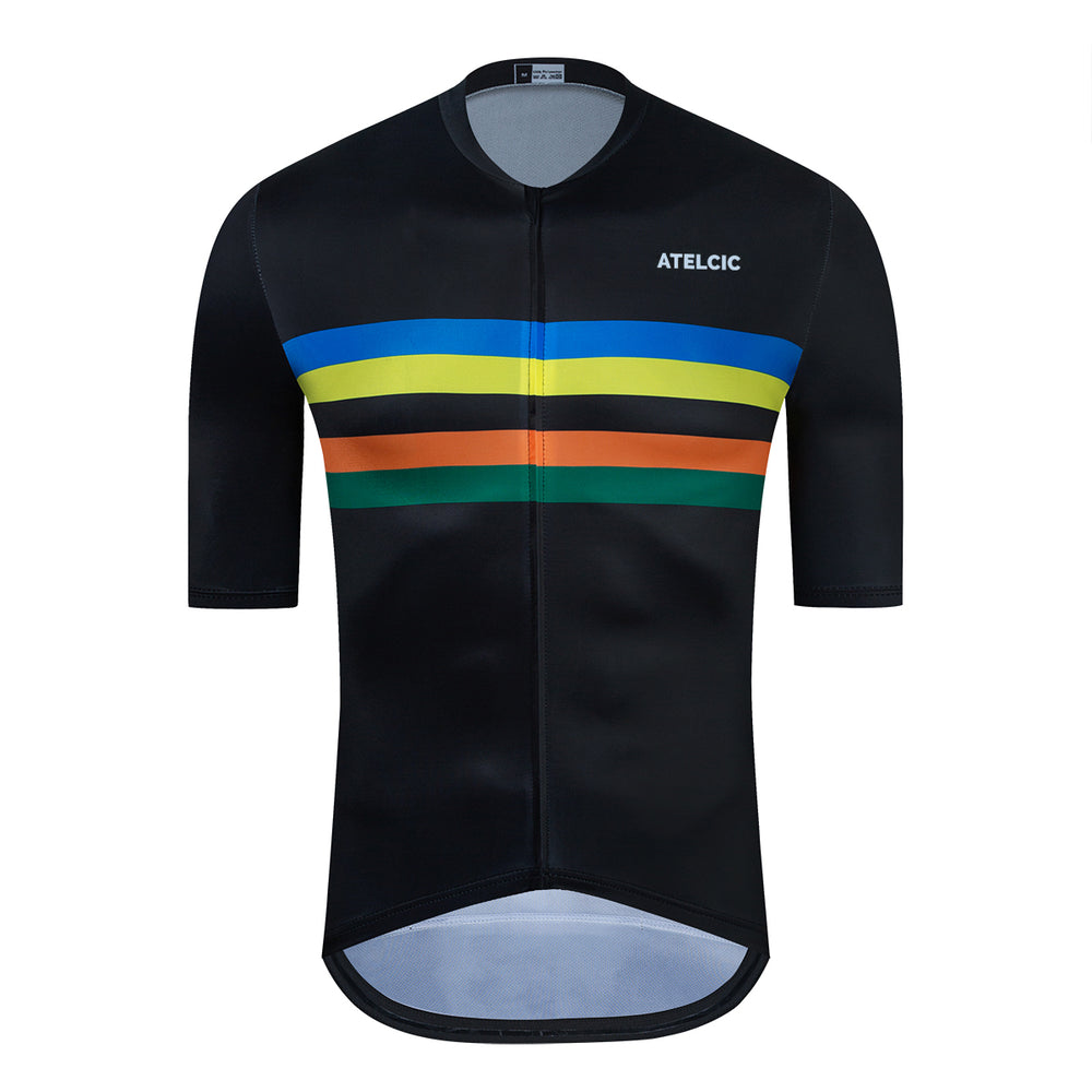 Maillot Ciclismo Atelcic Hiems Multicolor Y21 - Multicolor - Maillot Manga Corta Ciclismo  MKP