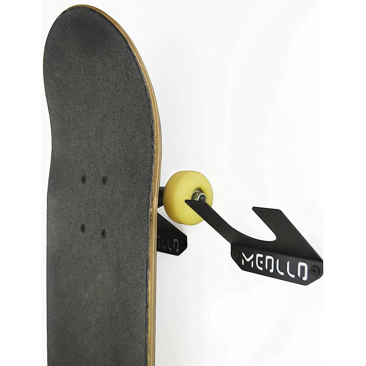 Soporte De Pared Para Skateboard Meollo 10 X 10 X 2 Cm (4 Unidades) - Soporte De Pared Para Skateboard  MKP
