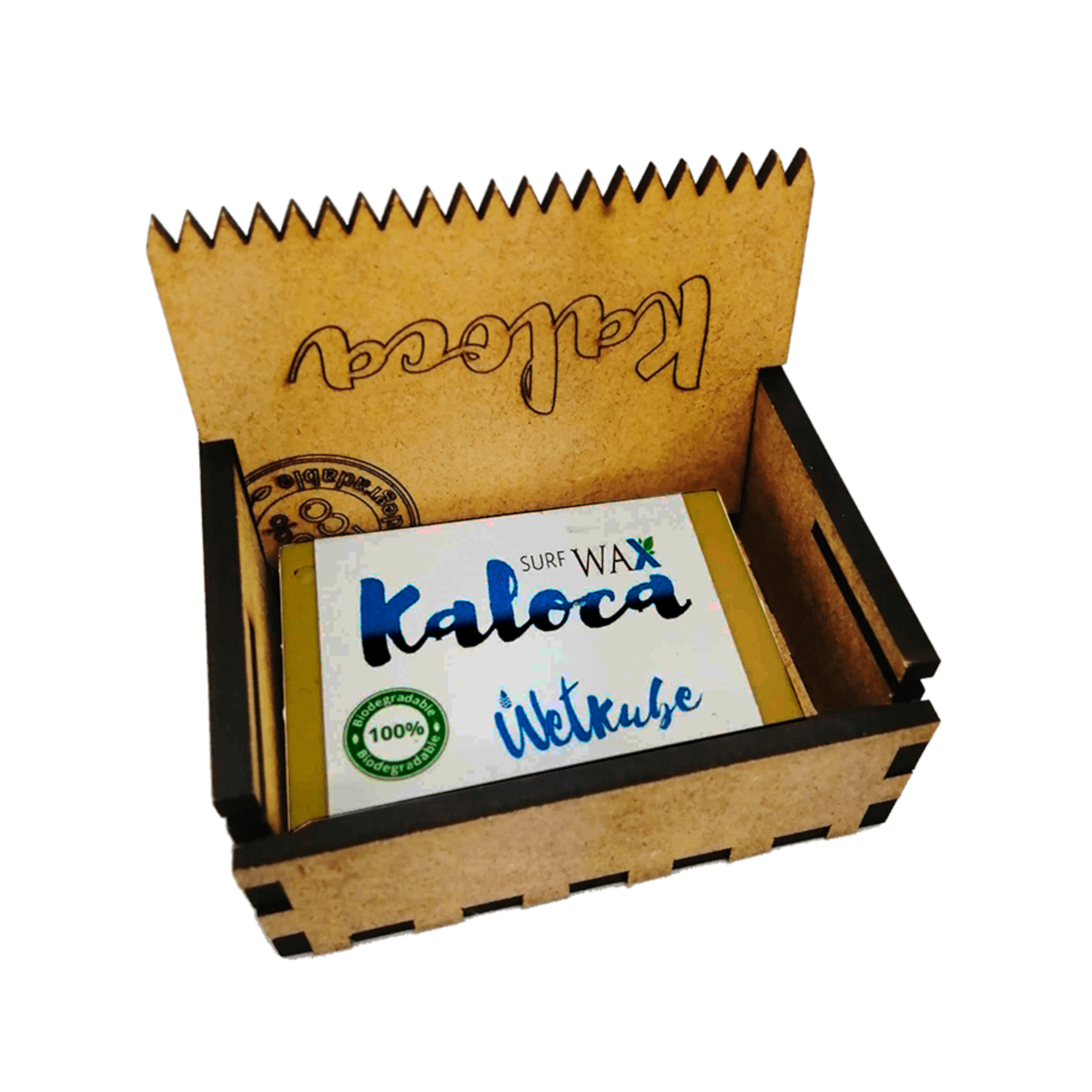 Kaloca – Caja De Madera Para Transporte De Una Pastilla + Rascador