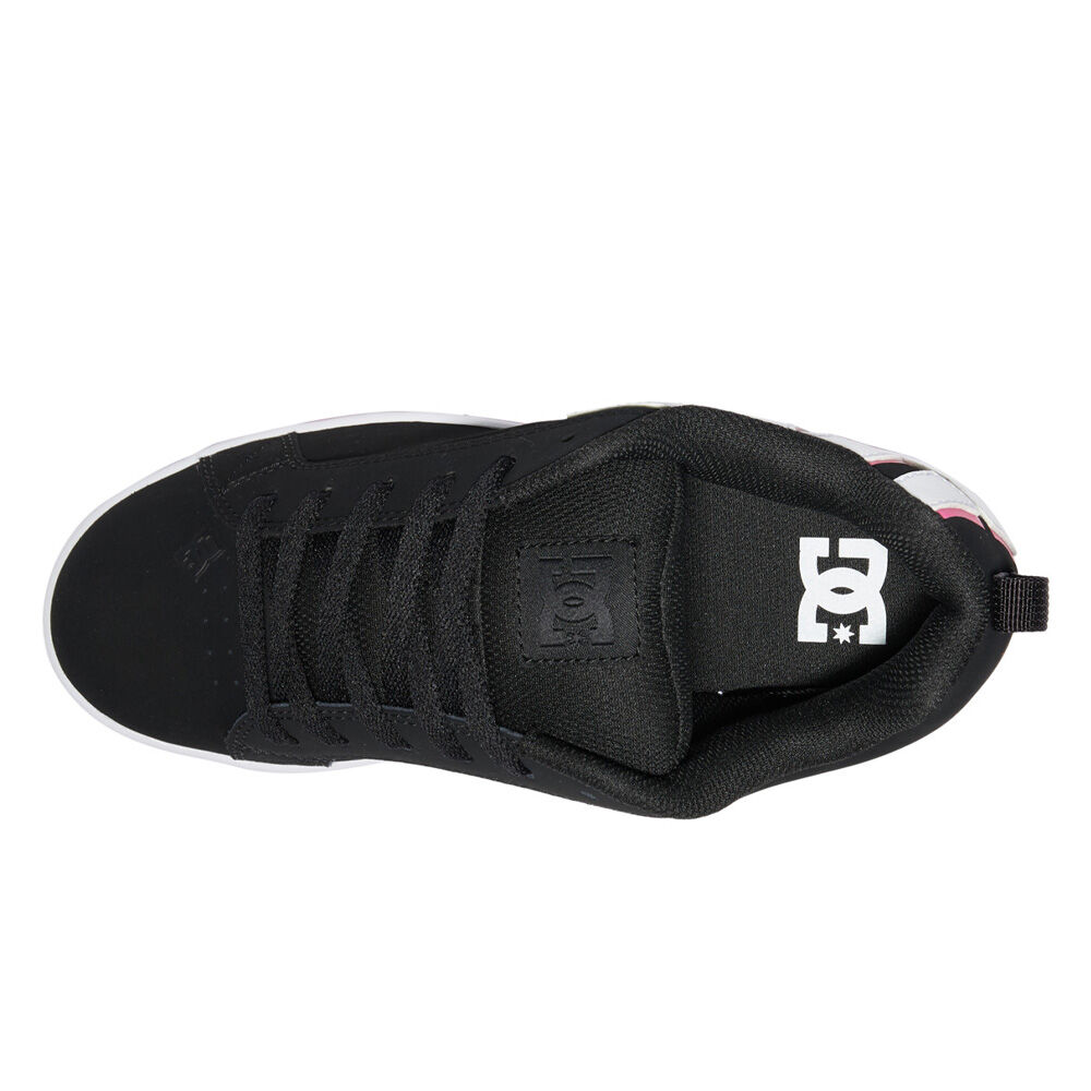 Zapatillas Dc Shoes Court Graffik 300678 Black/pink/crazy (Bpz)