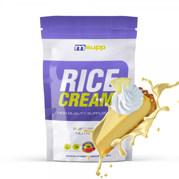 Rice Cream (crema De Arroz Precocida) - 1kg De Mm Supplements Sabor Pastel De Limón -  - 