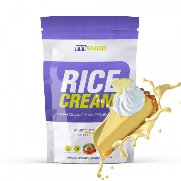 Rice Cream (crema De Arroz Precocida) - 1kg De Mm Supplements Sabor Pastel De Limón