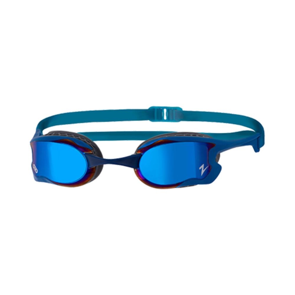 Óculos De Natação Raptor Hcb Titanium Mirror Blue Zoggs - azul - 