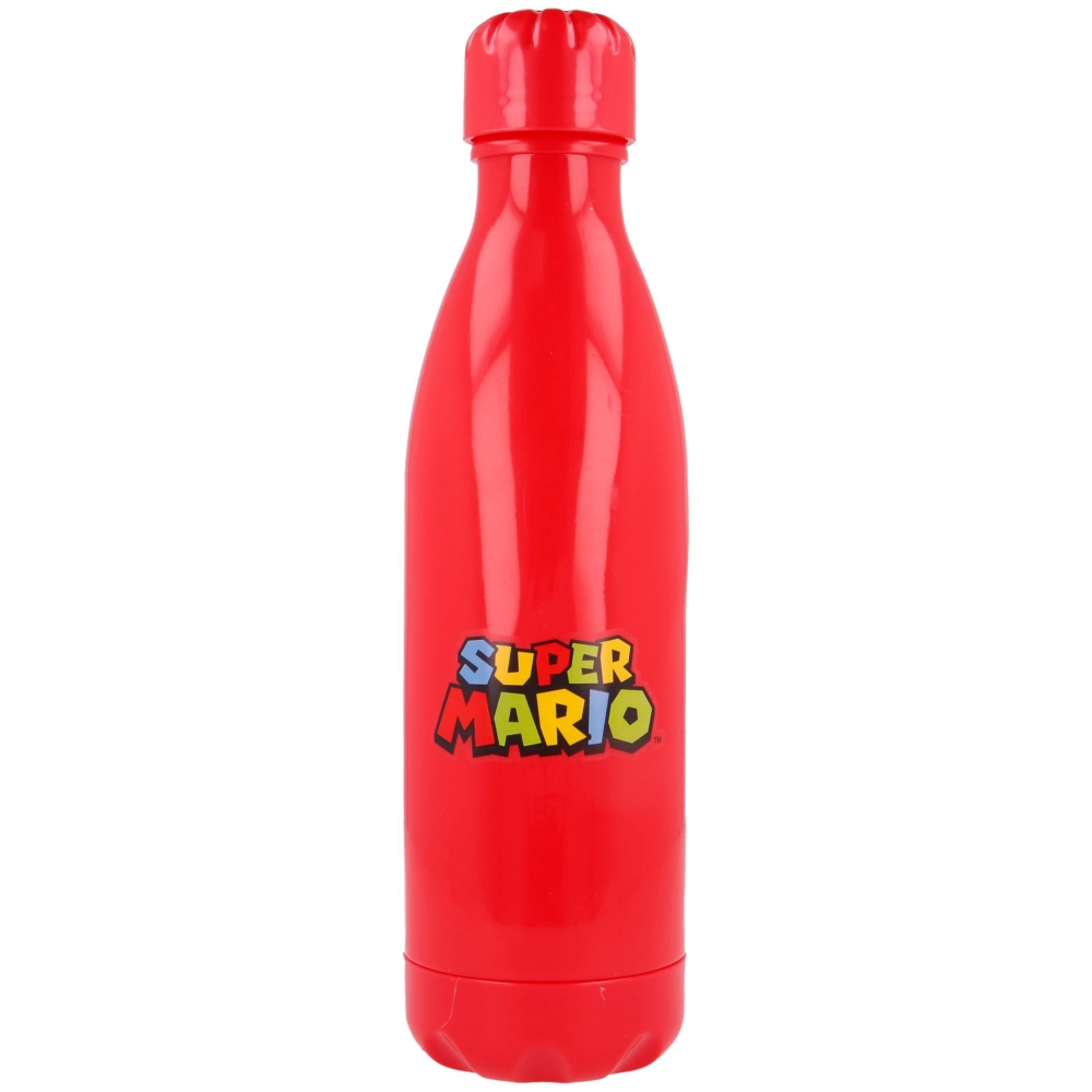 Botella Súper Mario  660 Ml. - rojo - 