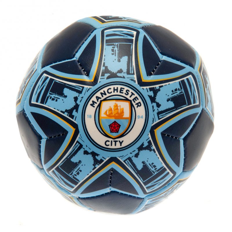 Balón Mini De Fútbol Manchester City Fc - azul - 