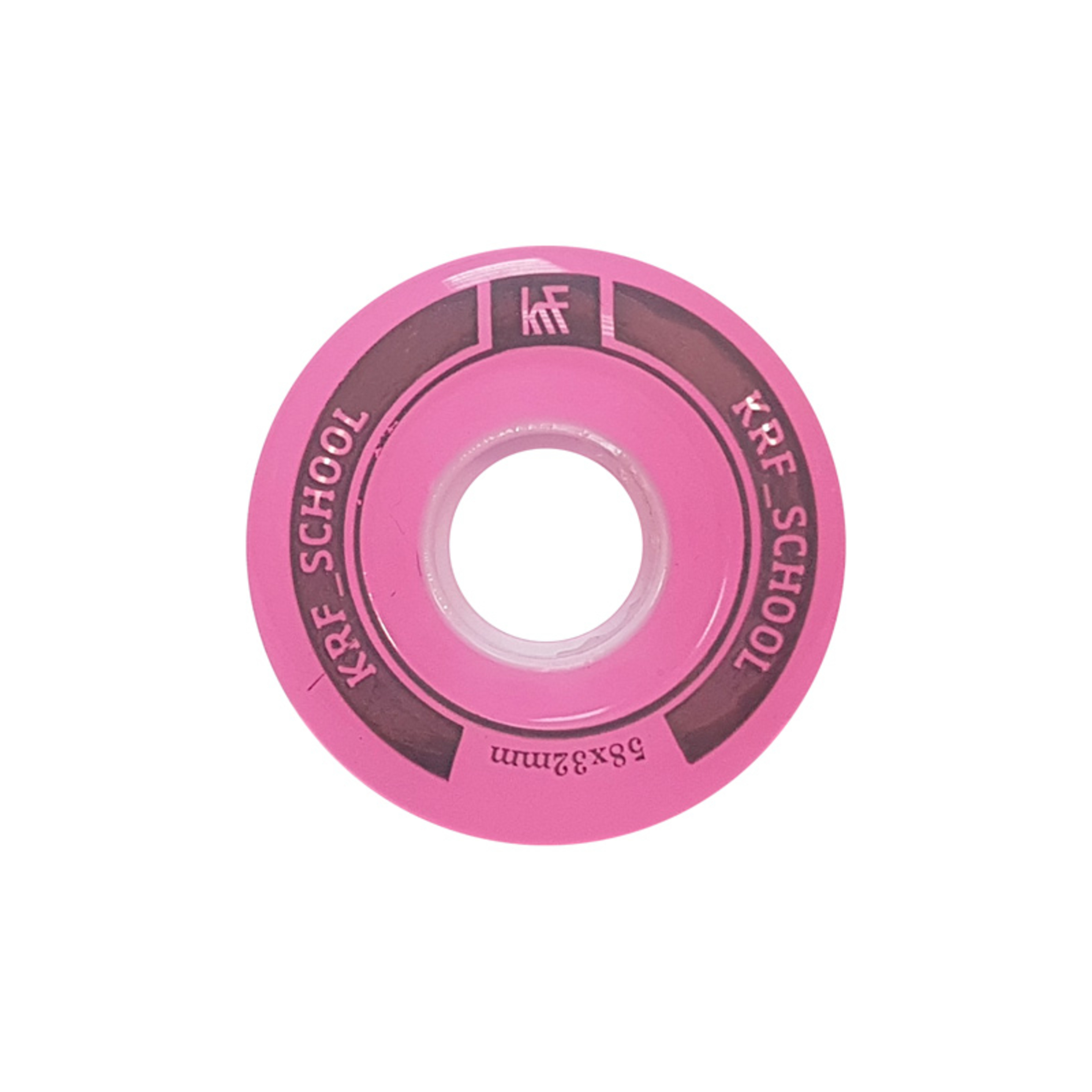 Krf School Ruedas Rosas Para Patines 58x32mm - rosa - 