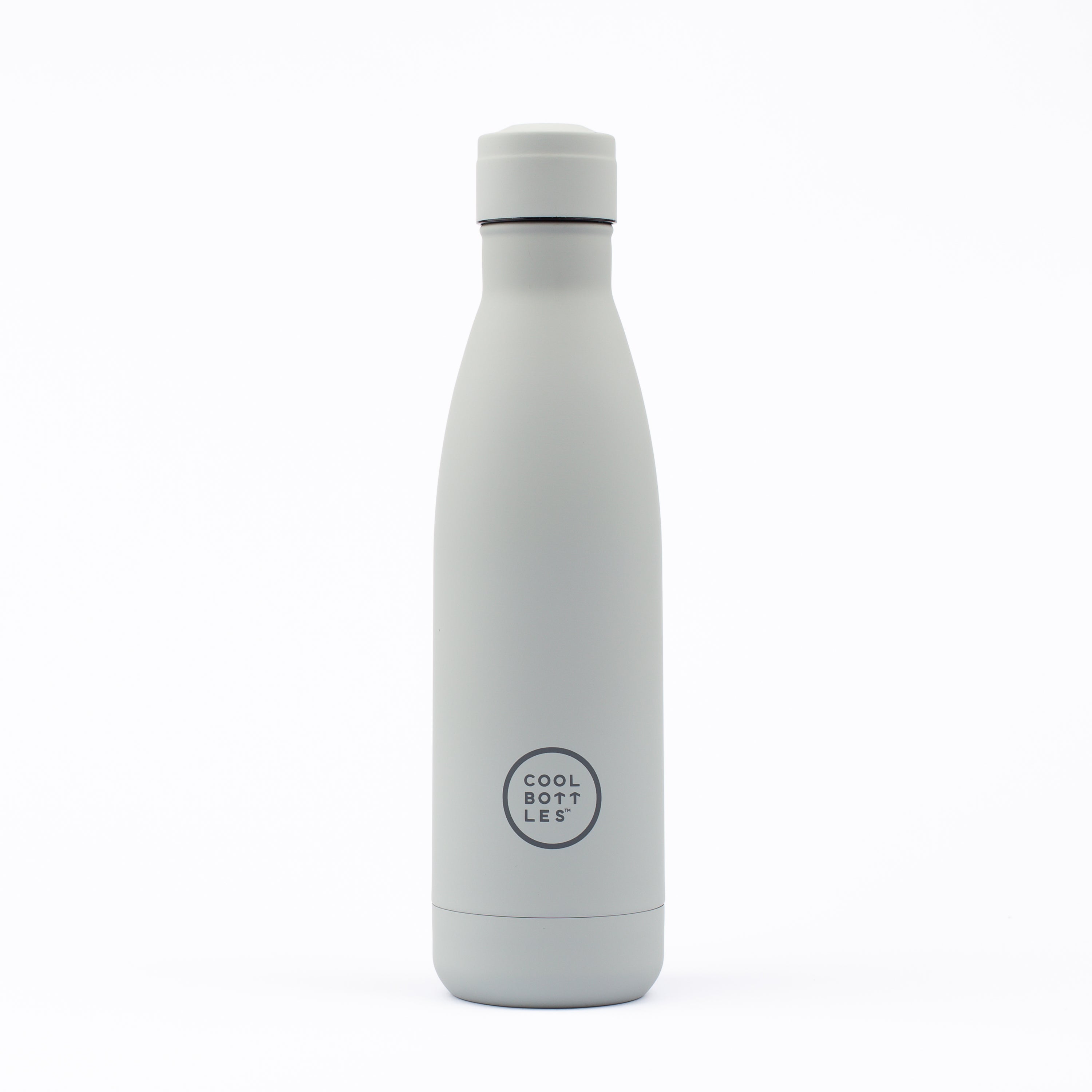 Garrafa Térmica De Aço Inoxidável Cool Bottles. Pastel Grey 500ml - gris - 