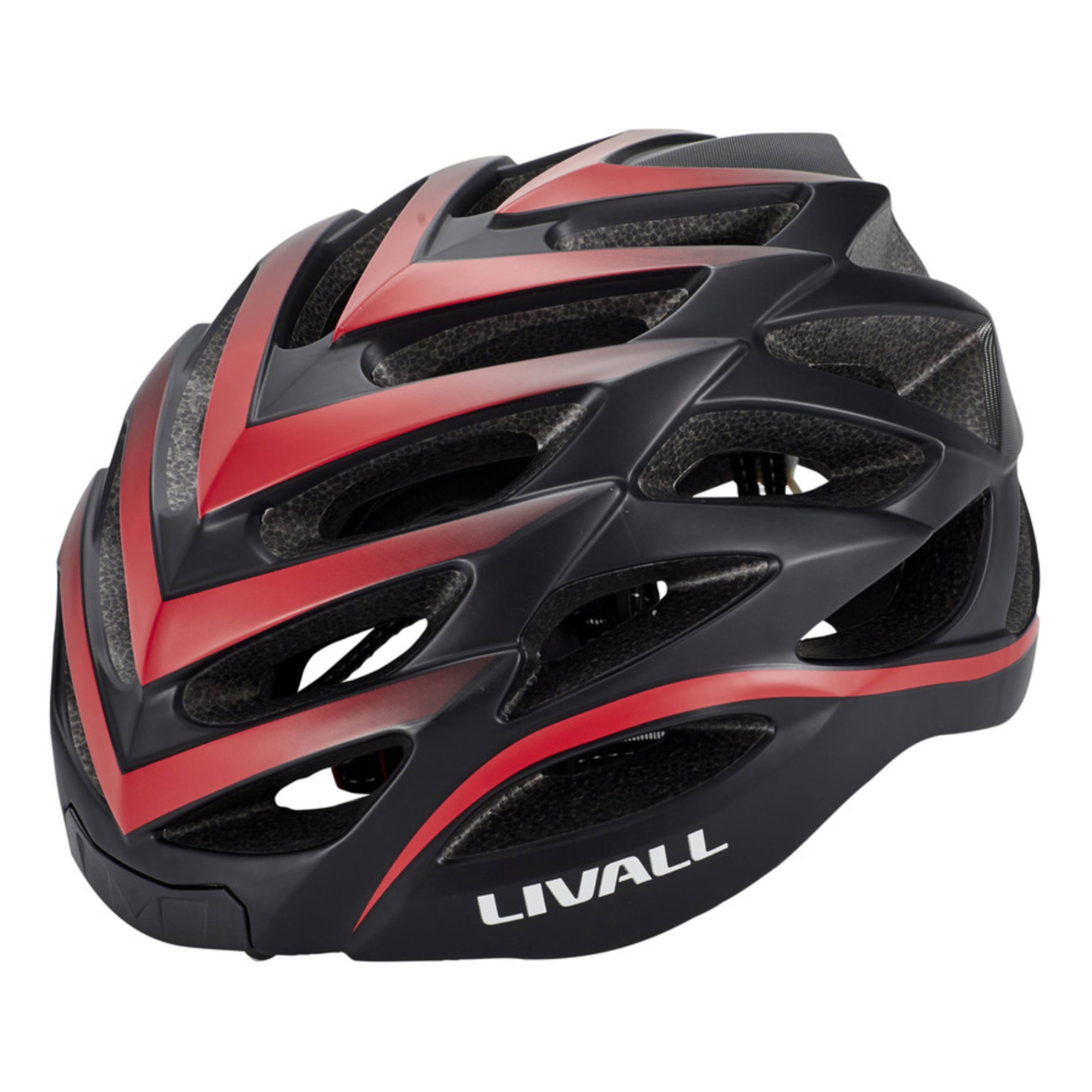 Casco Carretera Livall Bh62neo Negro/rojo