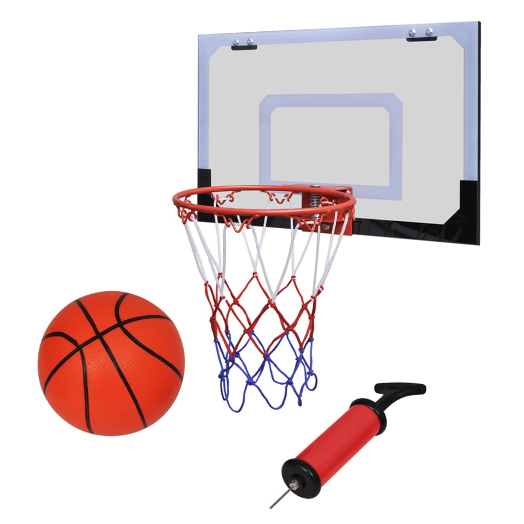 Conjunto De Mini Cesta De Basquetebol 45 X 30 Cm - naranja - 