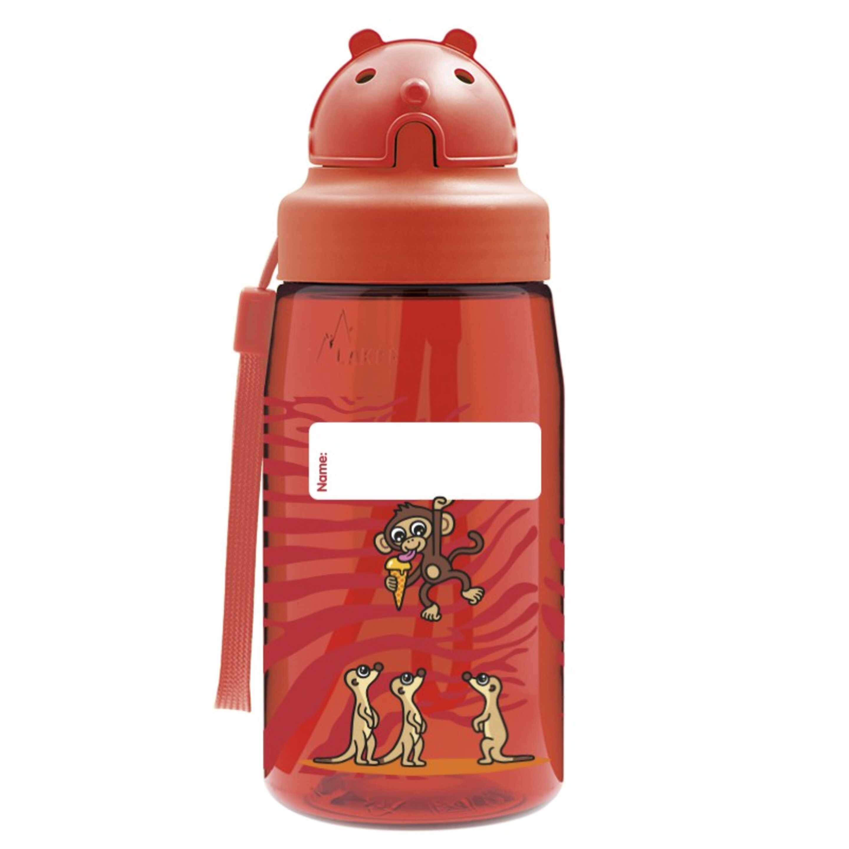 Botella Oby De Tritan - 0,45l - Chupi - rojo - Cantimplora Montaña Gimnasio Running  MKP