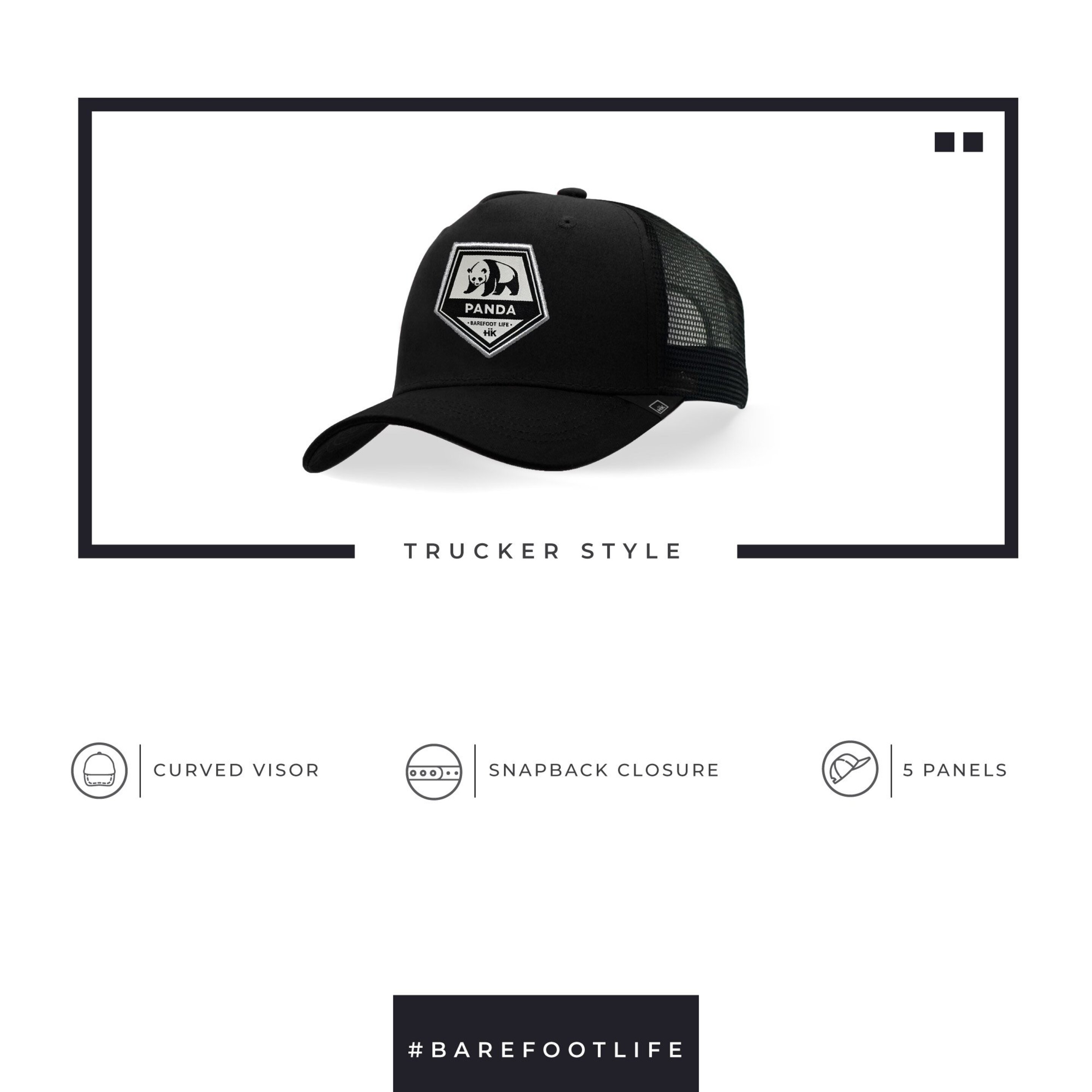 Gorra Trucker Hanukeii Panda