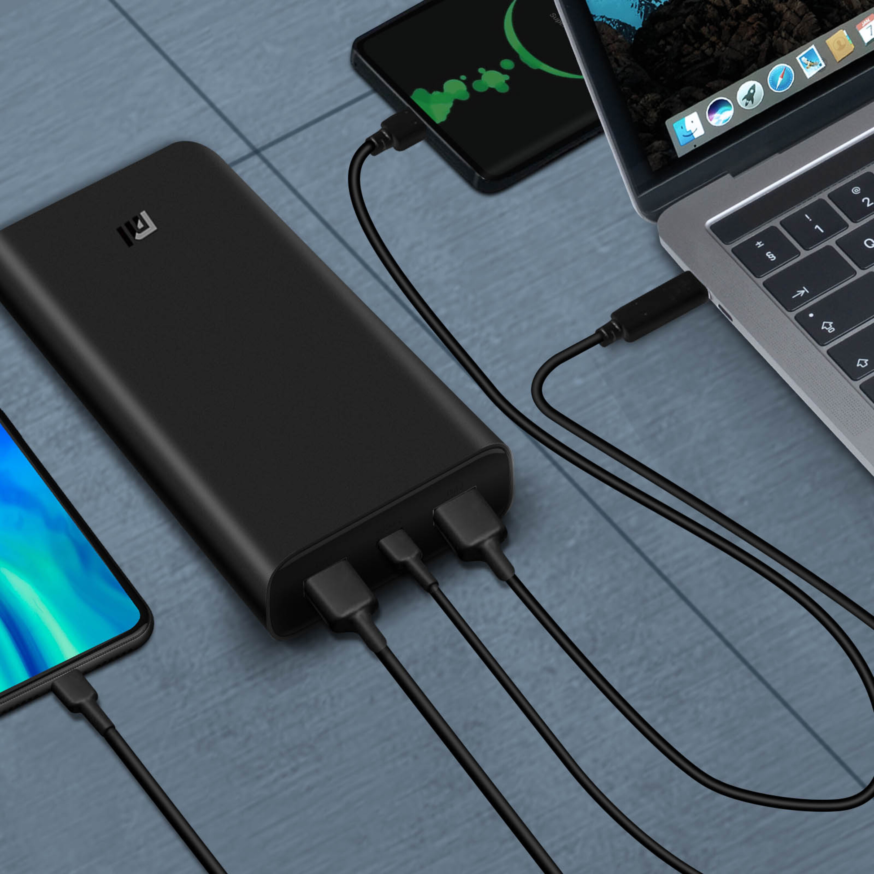 Powerbank Xiaomi 20000 Mah 45w Power Bank 3 Pro 2xusb- Negro