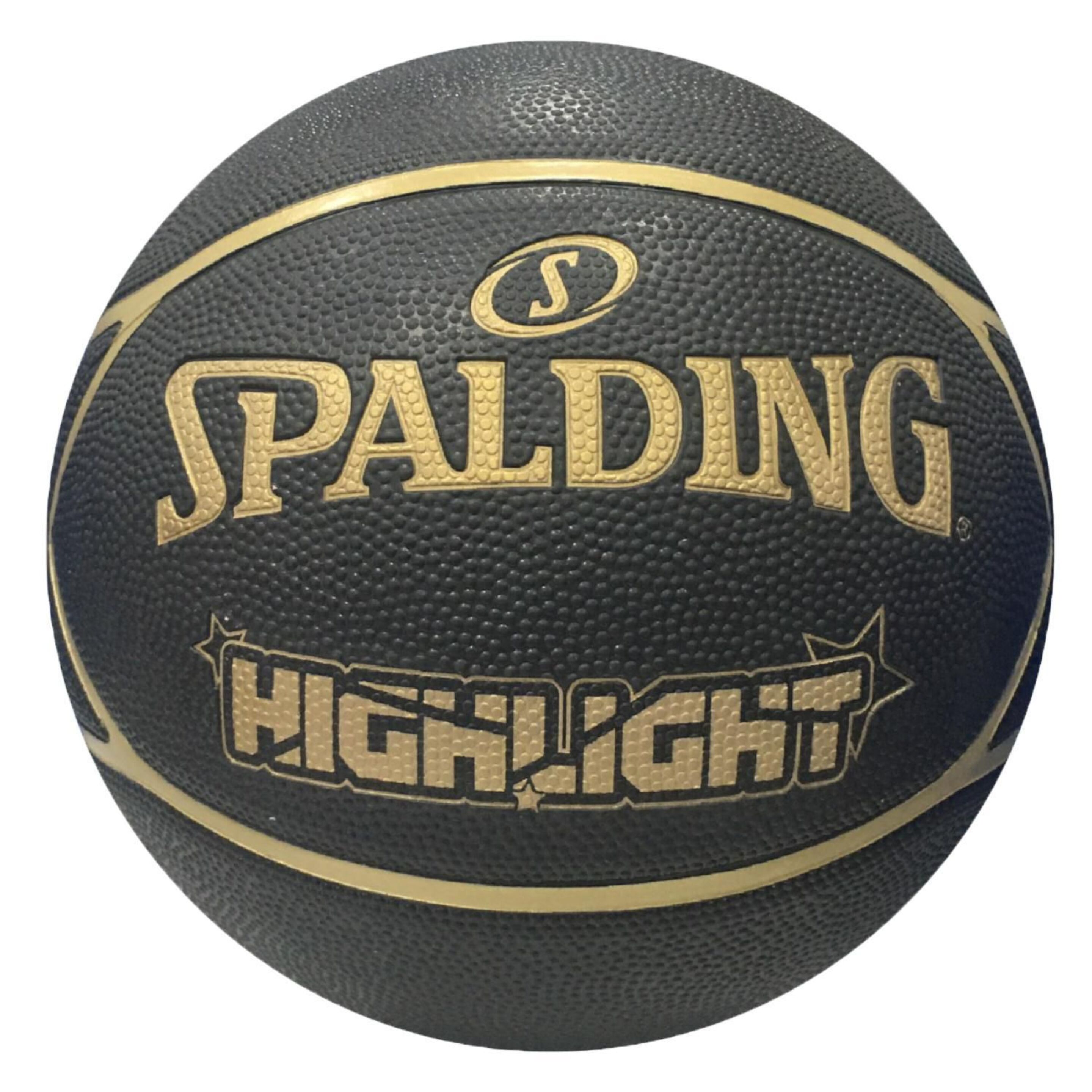 Balón De Baloncesto Spalding Highlight - negro-oro - 