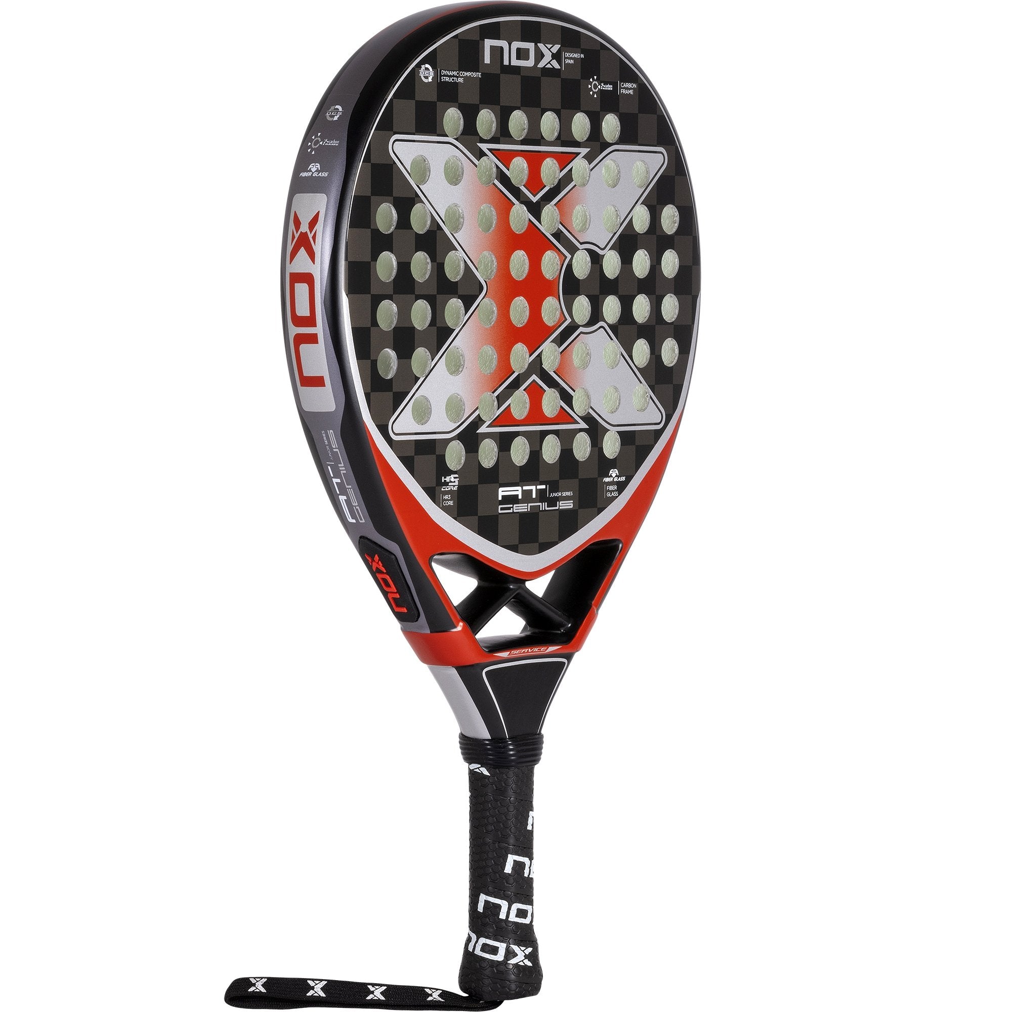 Raquete De Padel Nox  At10 Genius Jr By Agustin Tapia Multicolor