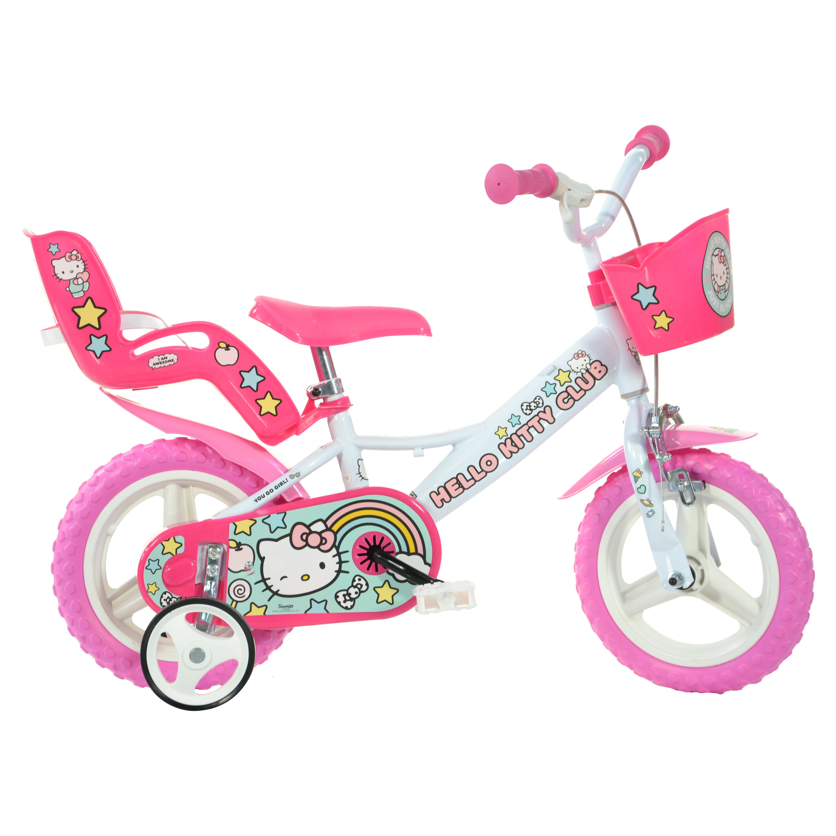 Bicicleta Infantil Hello Kitty 12 Pulgadas - rosa - 