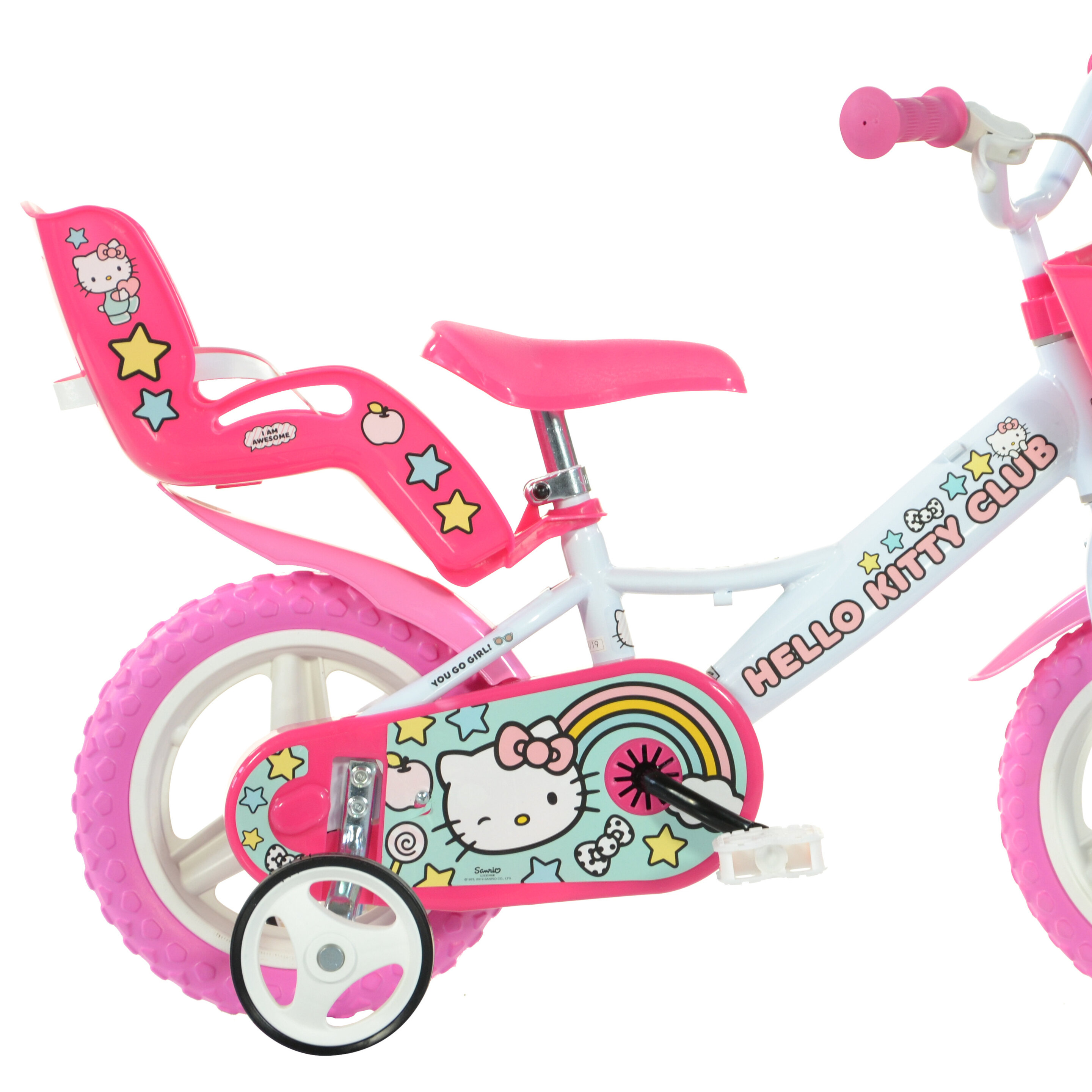 Bicicleta Infantil Hello Kitty 12 Pulgadas - Rosa  MKP