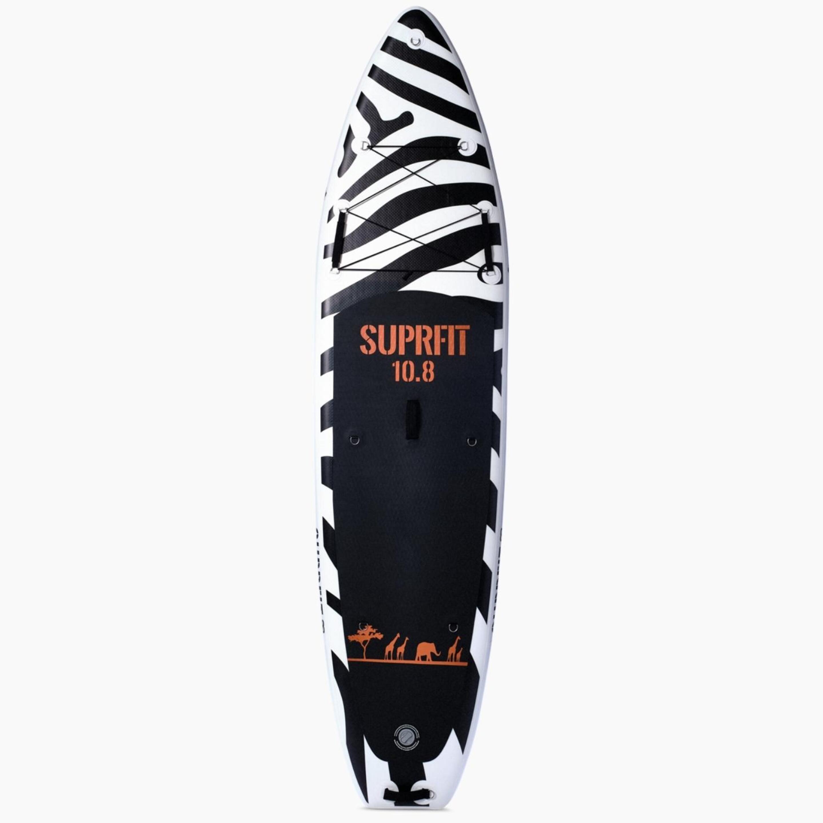 Tabla De Paddle Surf Suprfit Hinchable Set Set Safari Zebra - Multicolor - Tabla De Paddle Surf Hinchable  MKP