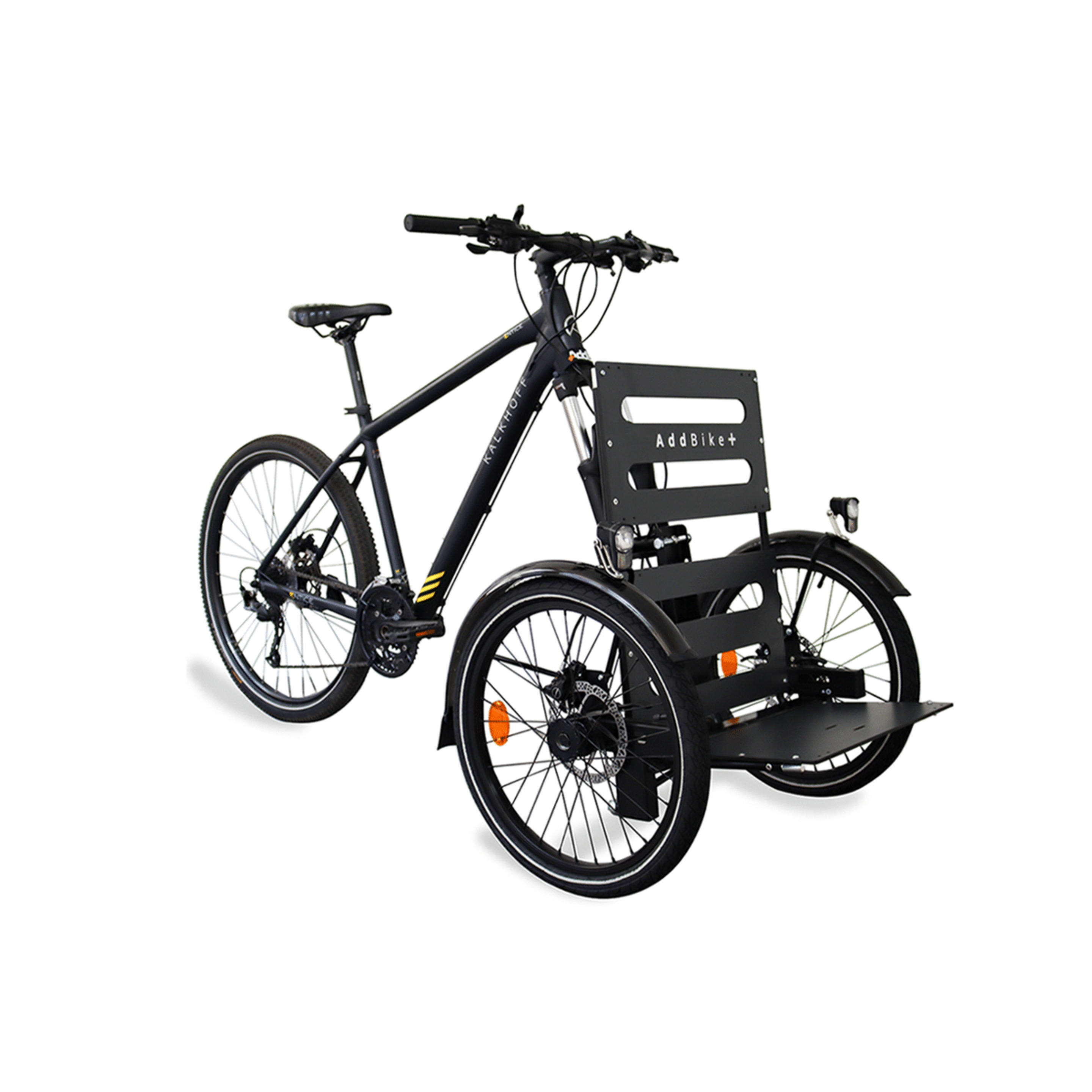 Kit De Reboque De Bicicleta Frontal - Addbike Addbike+ - gris-negro - 