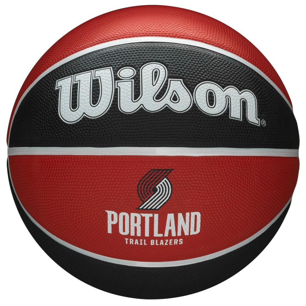 Balón De Baloncesto Wilson Nba Team Tribute - Portland Blazers - rojo - 