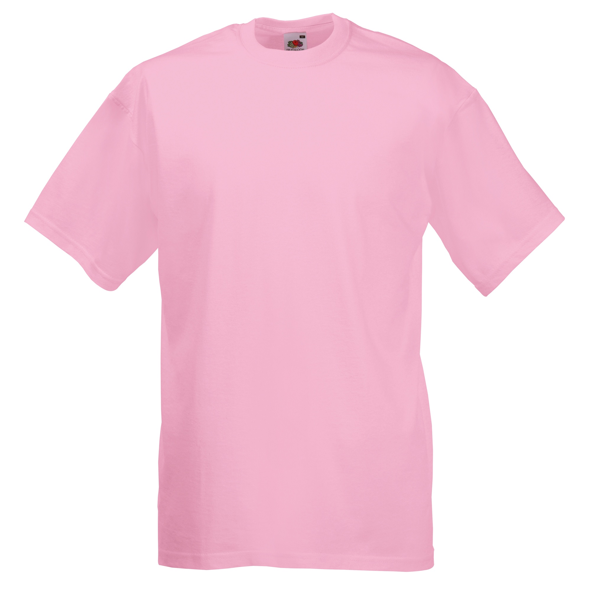 Camiseta Básica De Manga Corta Fruit Of The Loom Valueweight - rosa - 