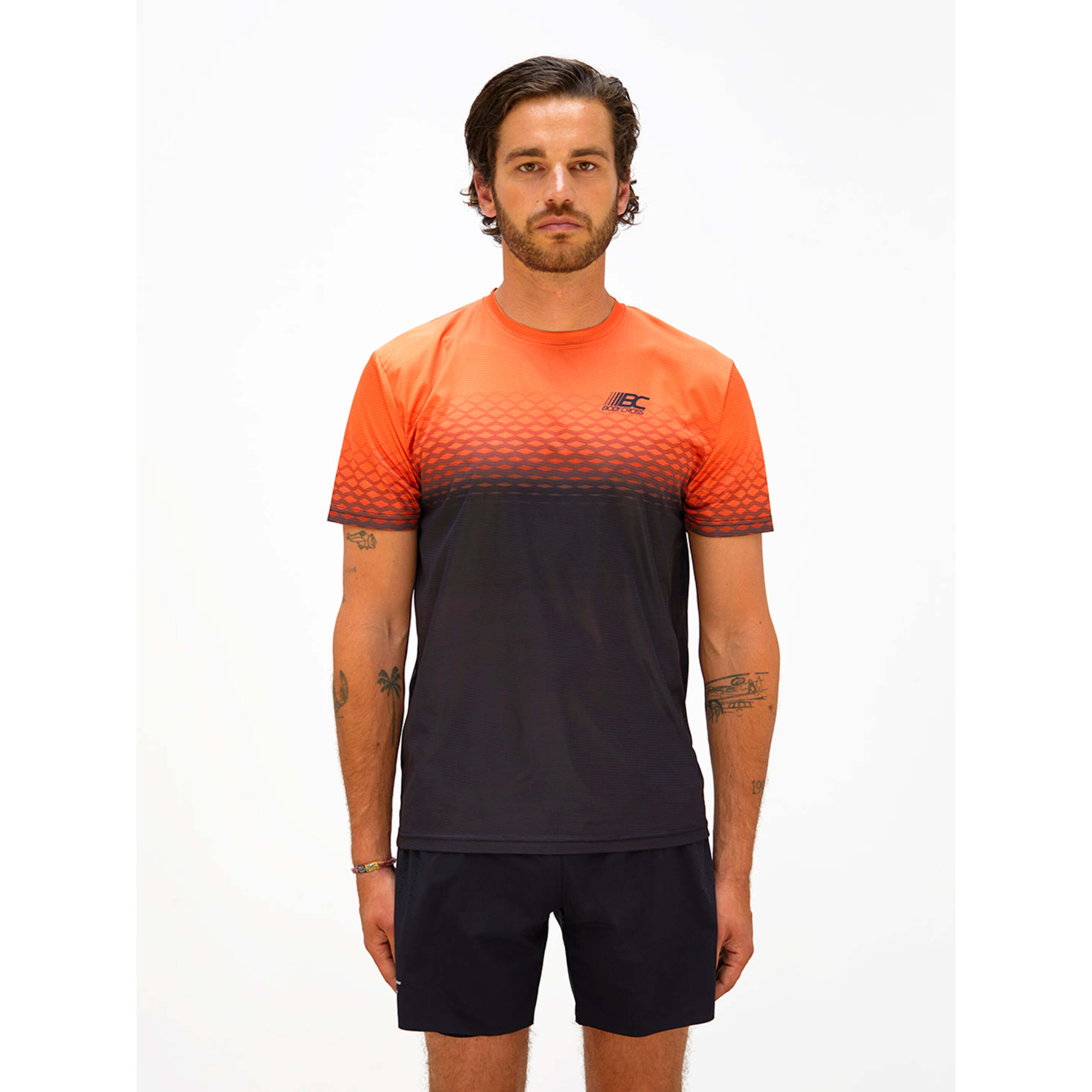 Camiseta Running Bodycross Djoe - Naranja - Djoe-orange/black-l  MKP