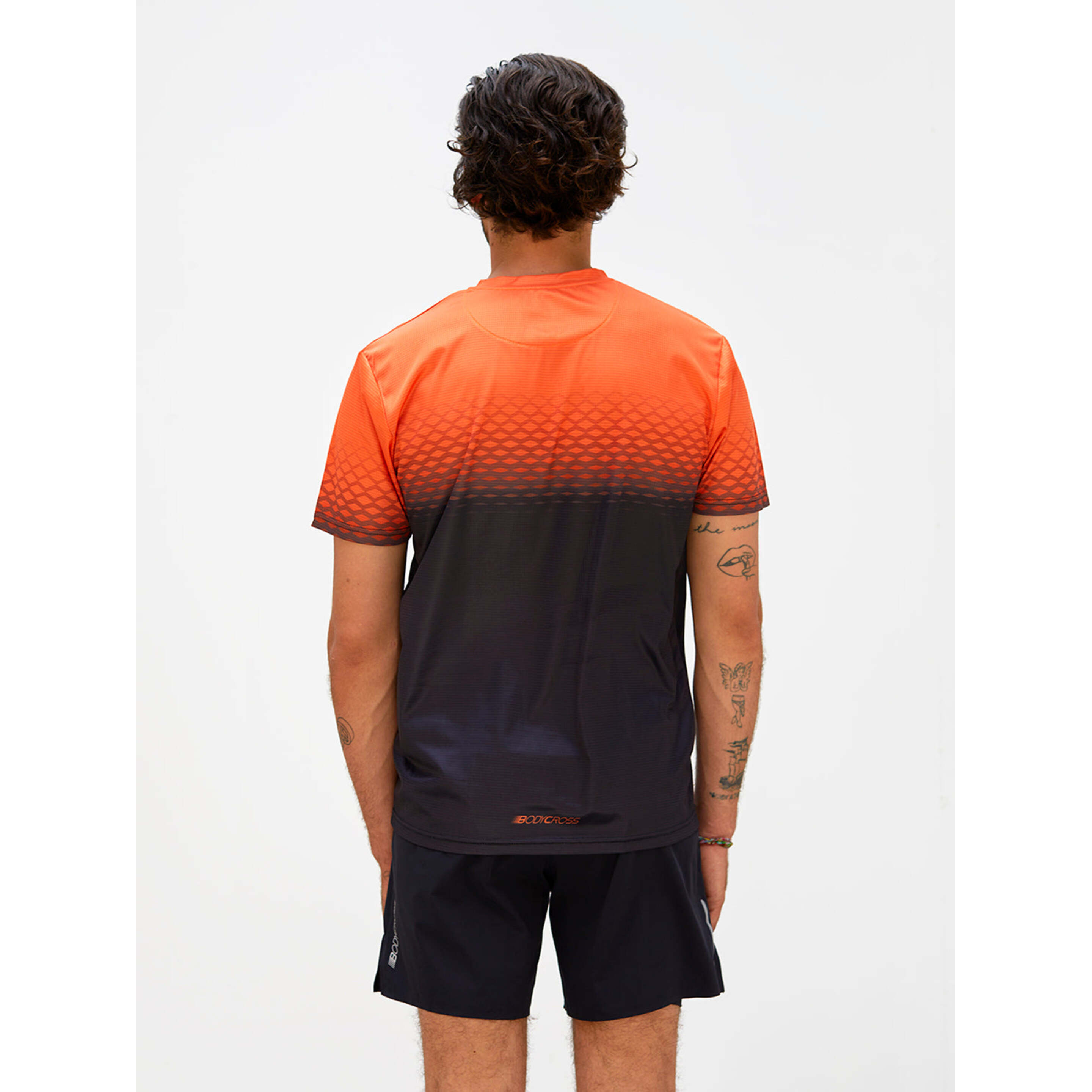 Camiseta Running Bodycross Djoe - Naranja - Djoe-orange/black-l  MKP