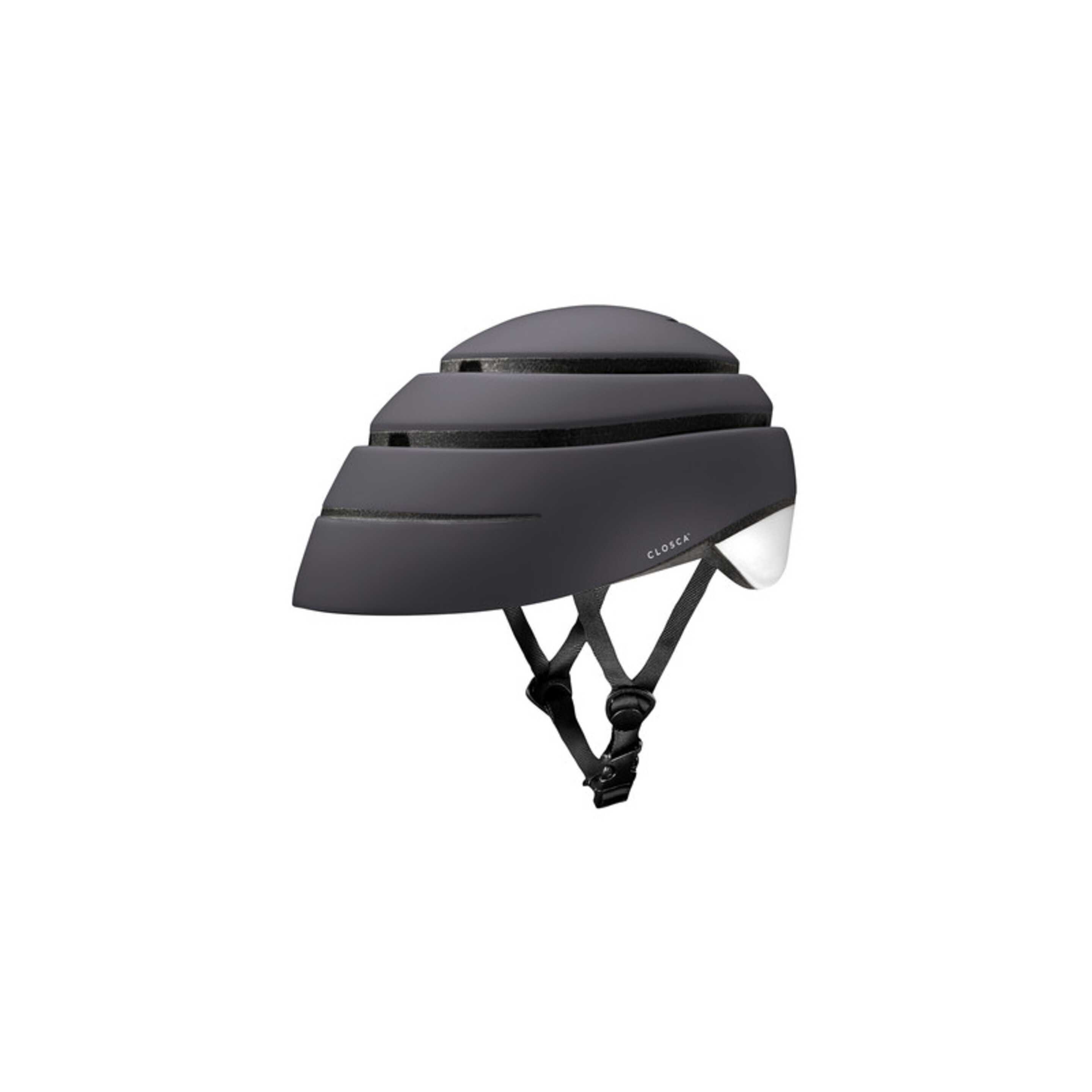 Capacete Dobrável Para Bicicleta (Helmet Loop, Grafite / Branco)