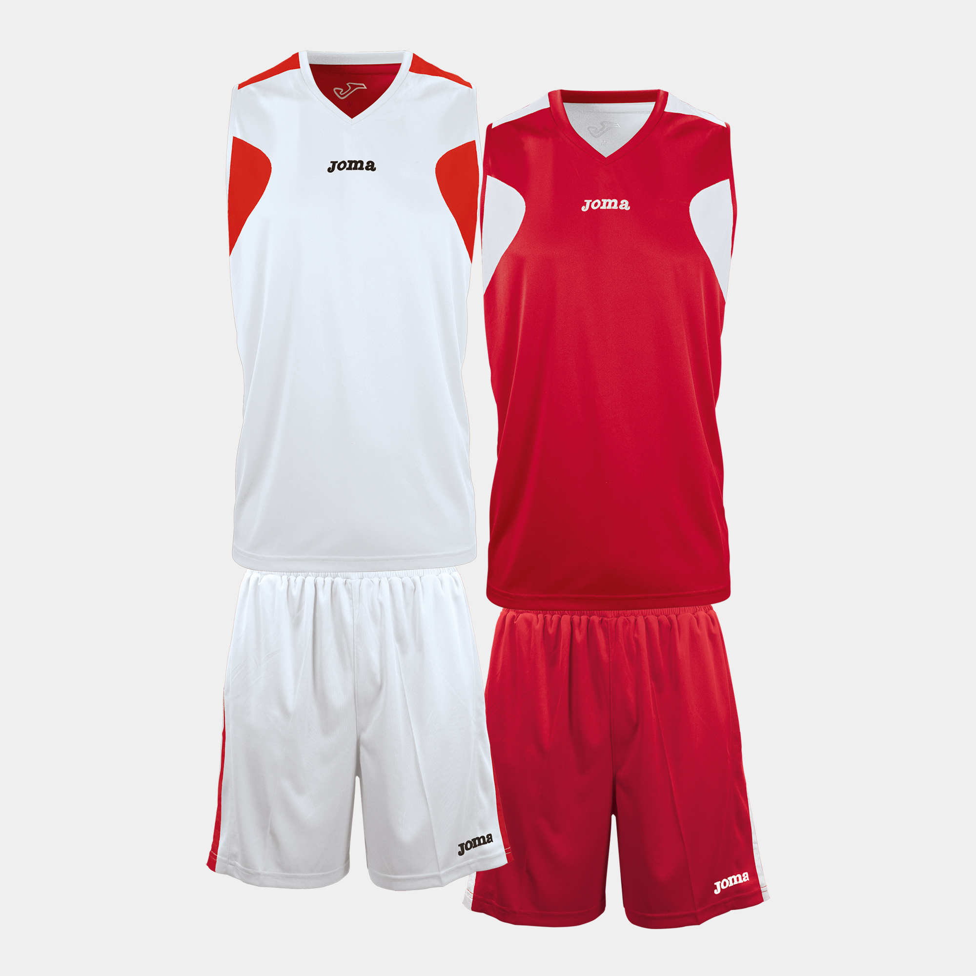 Conjunto Joma Reversible Vermelho Branco - Conjunto Rapaz | Sport Zone MKP
