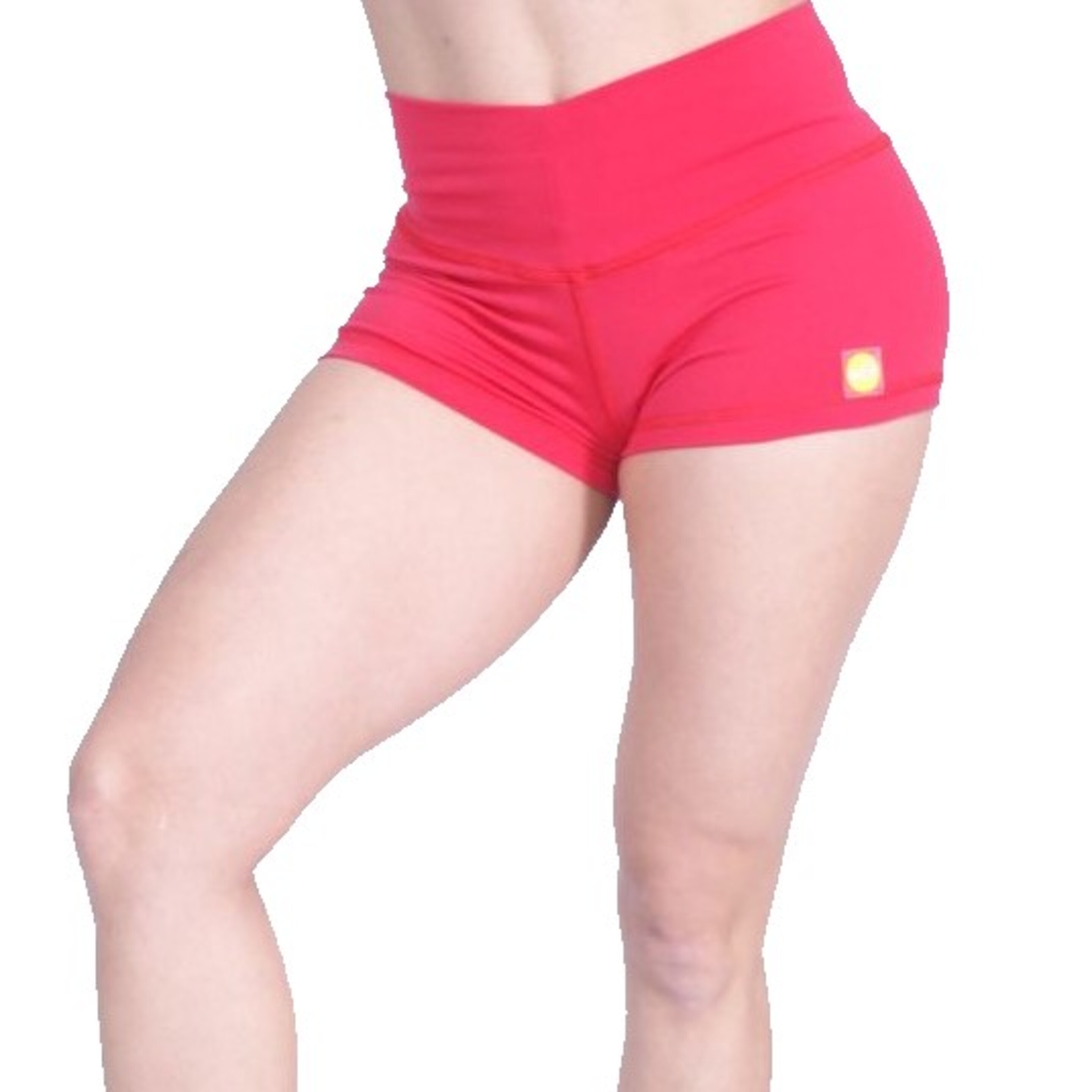 Minishort Deportivo Mujer Suplex Rojo