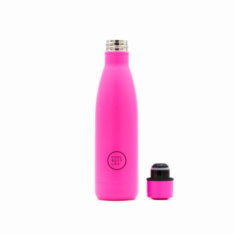 Garrafa Térmica Em Aço Inoxidável Neon Pink - Cool Bottles