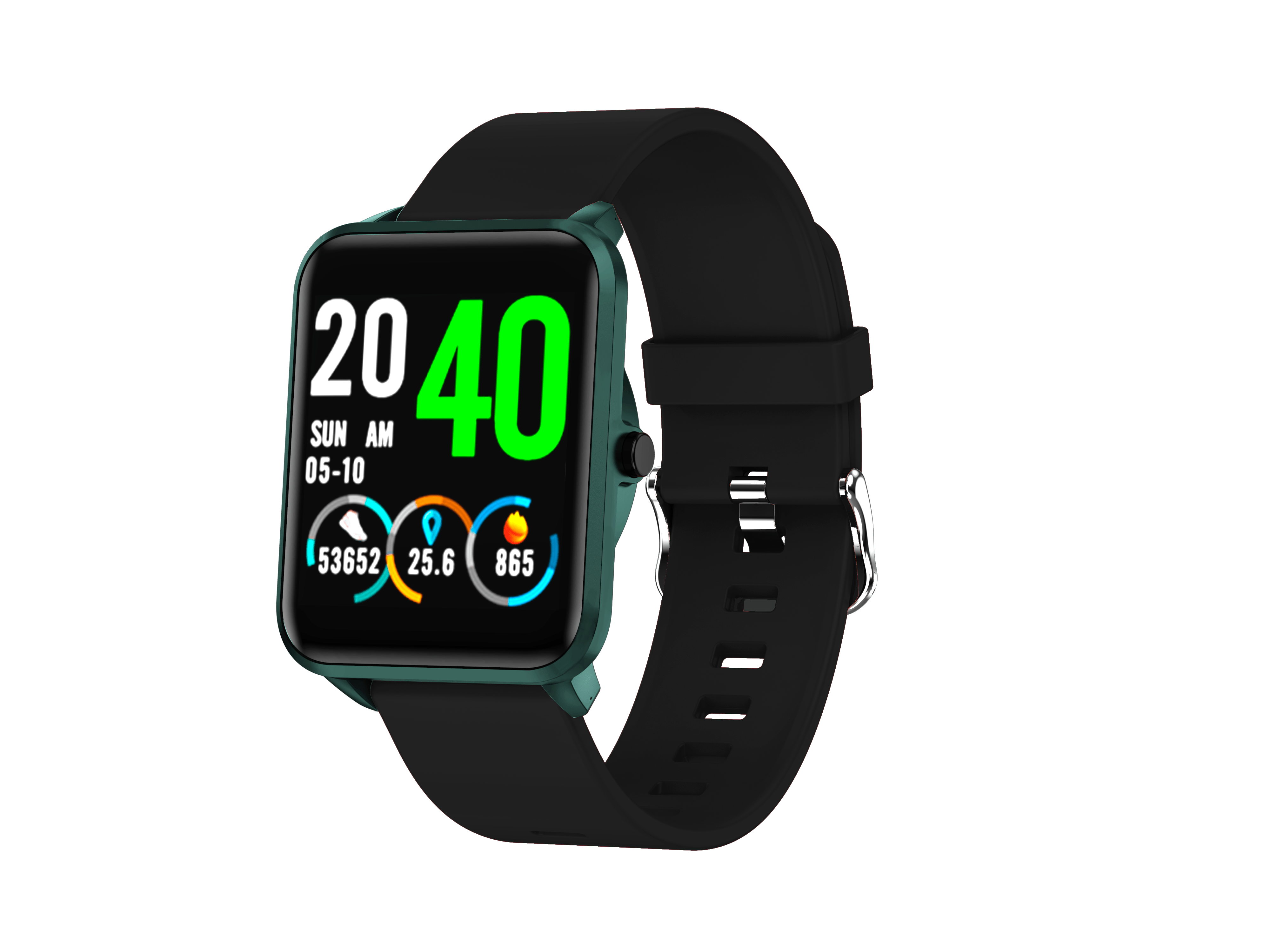 Leotec Smartwatch Funny Green And Black