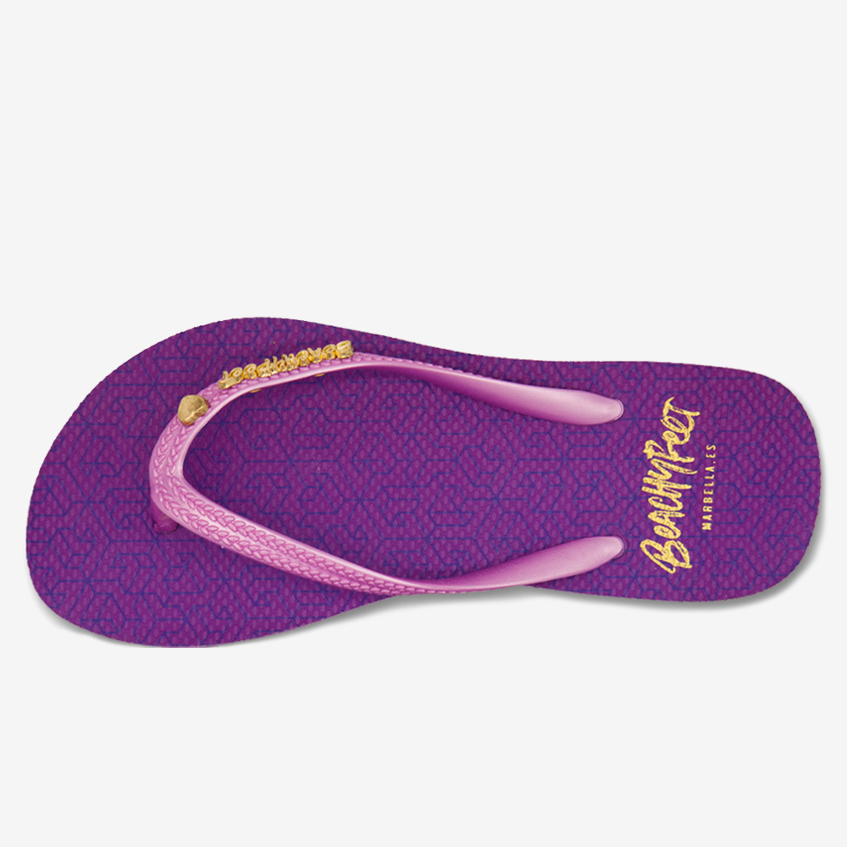 Chinelos De Mulher Beachyfeet Modelo Pasion Purpura