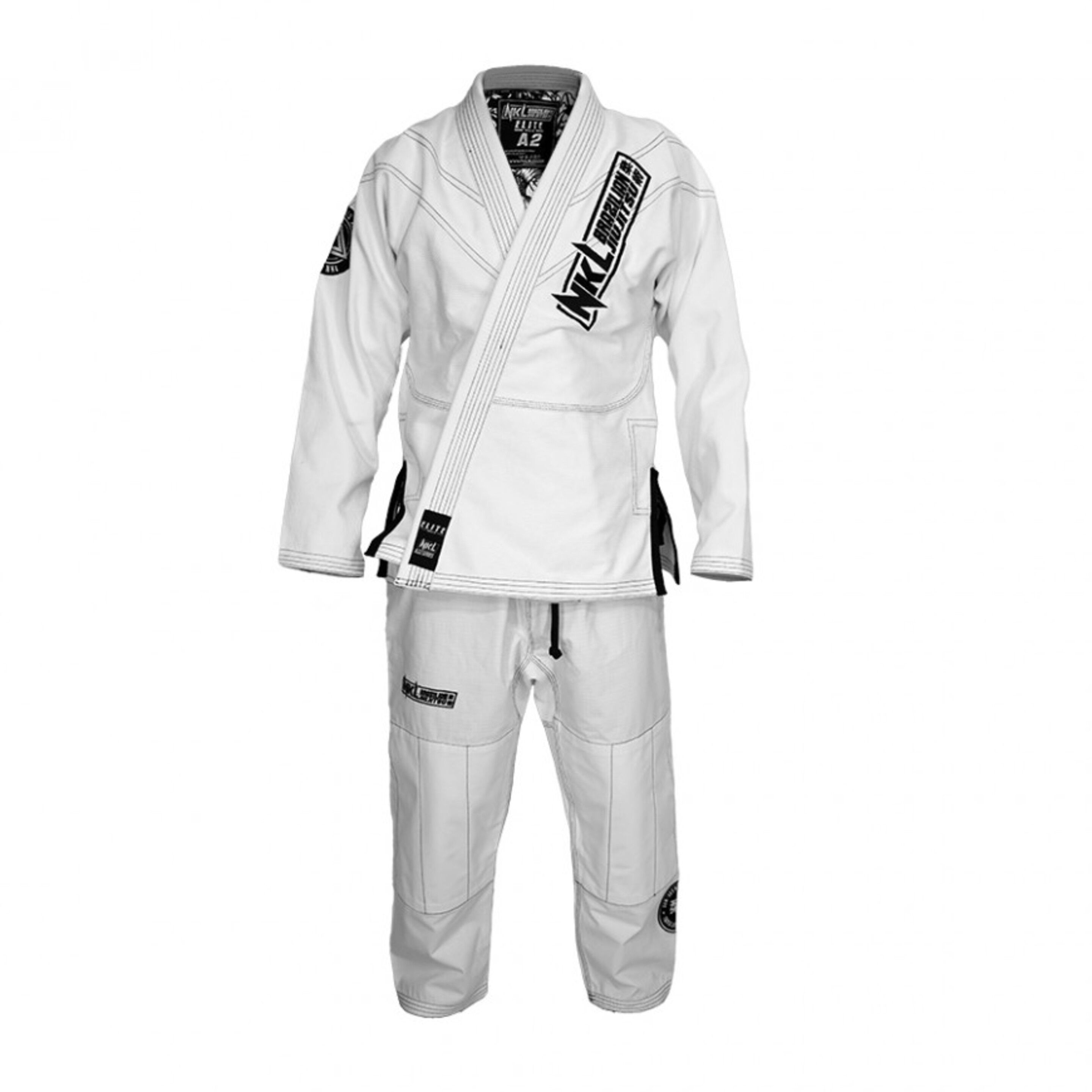 Kimono Bjj Nkl "elite" (450gr.) - blanco - 
