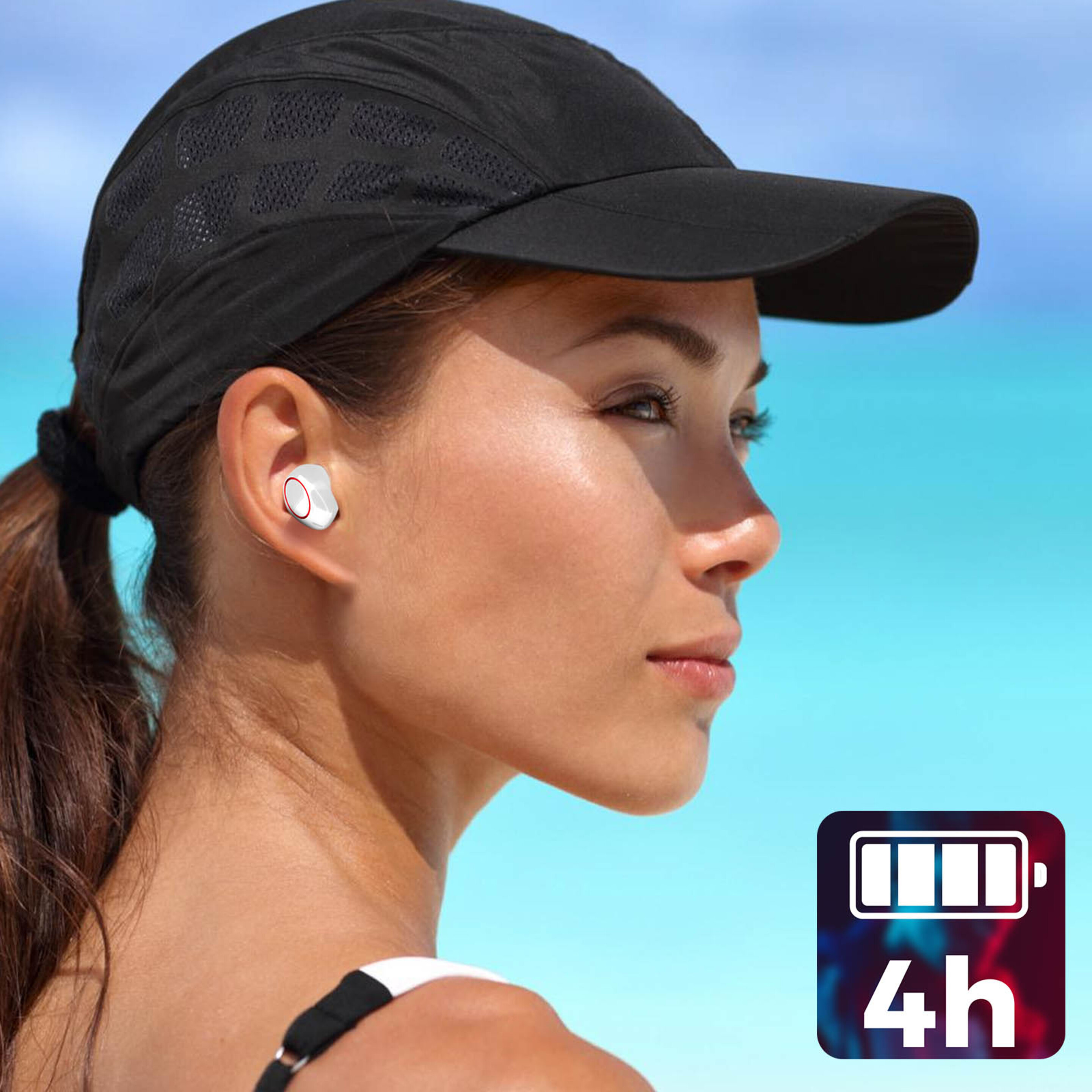 Auriculares Bluetooth Con Estuche De Carga Touch Control 4h