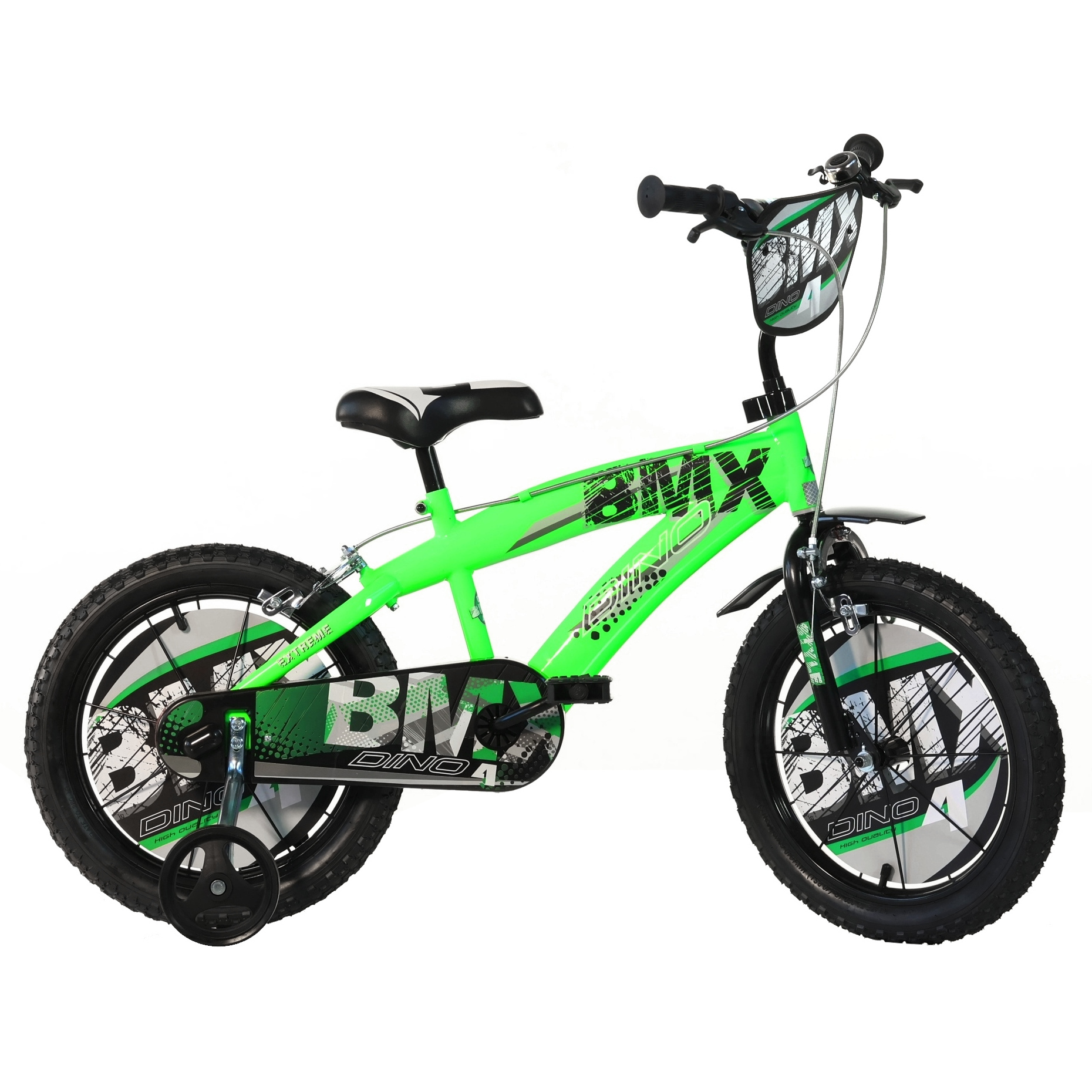 Bicicleta Dino Bikes 16 Pulgadas Bmx 5-7 Años - negro - 