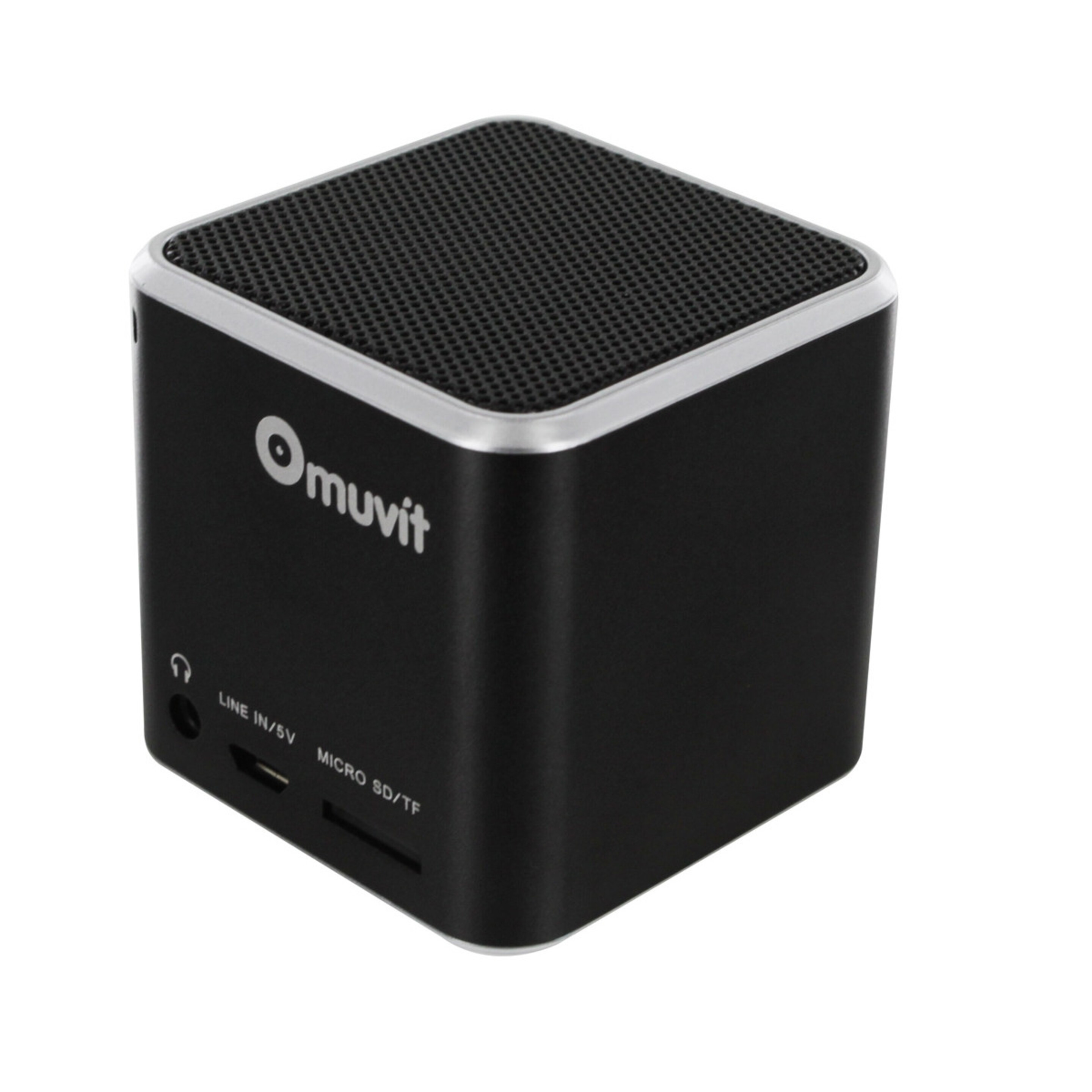 Muvit Altavoz Mini Wireless Estéreo Negro