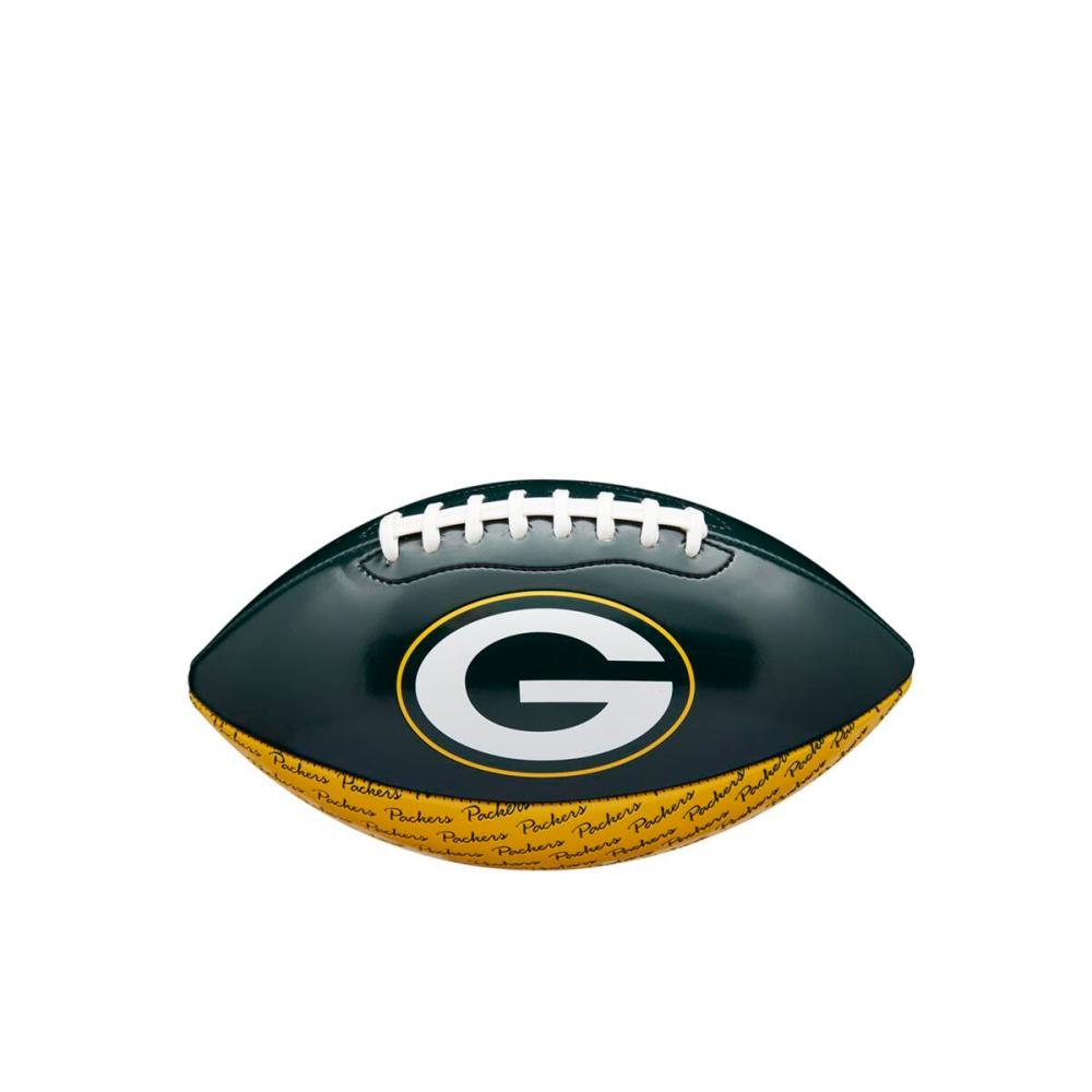 Mini Balón De Fútbol Americano Wilson Nfl Green Bay Packers Team Peewee