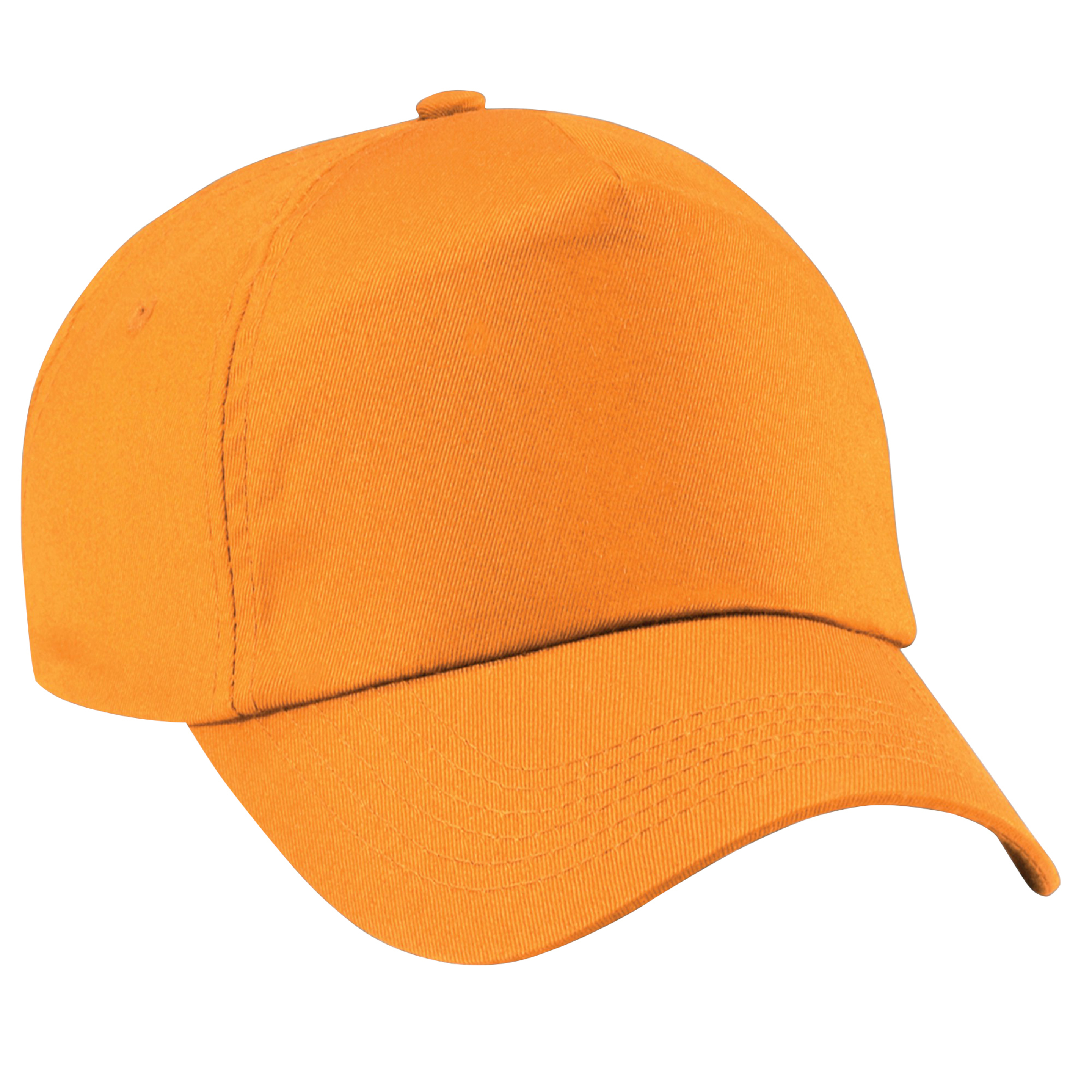 Unisex Unisex Junior Original 5 Panel Baseball Cap Beechfield (Orange)