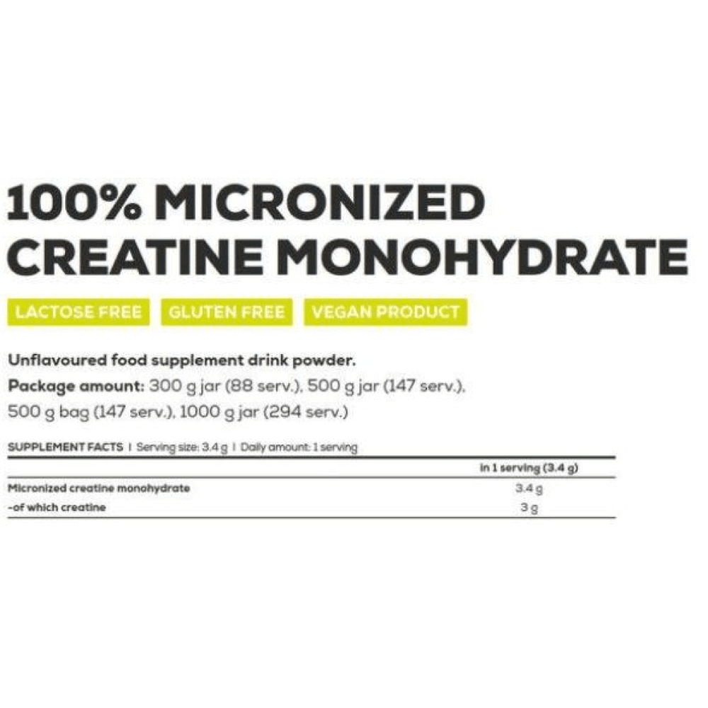 100% Creatina Monohidrato 300 Gr Biotech Usa  MKP