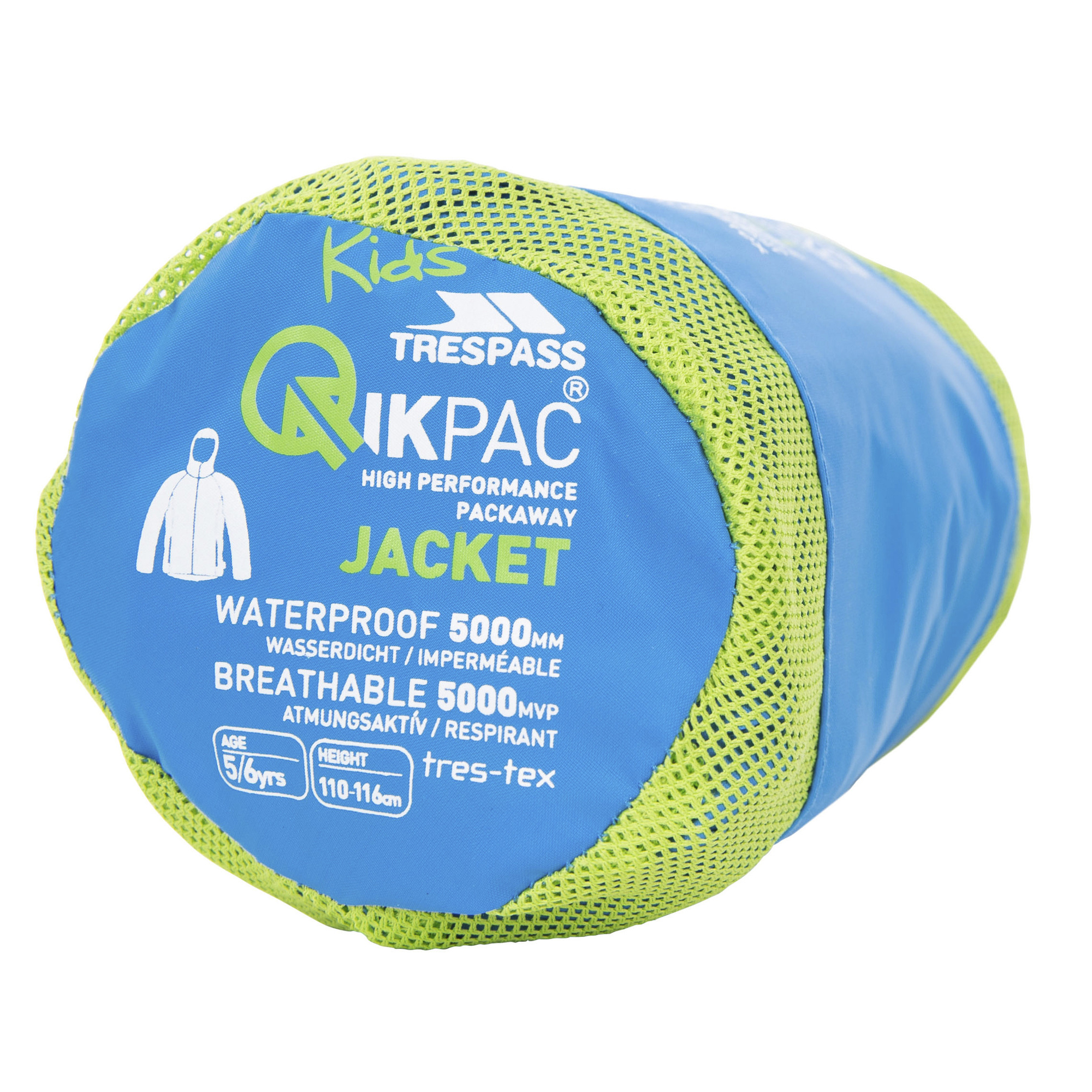 Chaqueta Impermeable / Chubasquero Plegable Modelo Qikpac Trespass