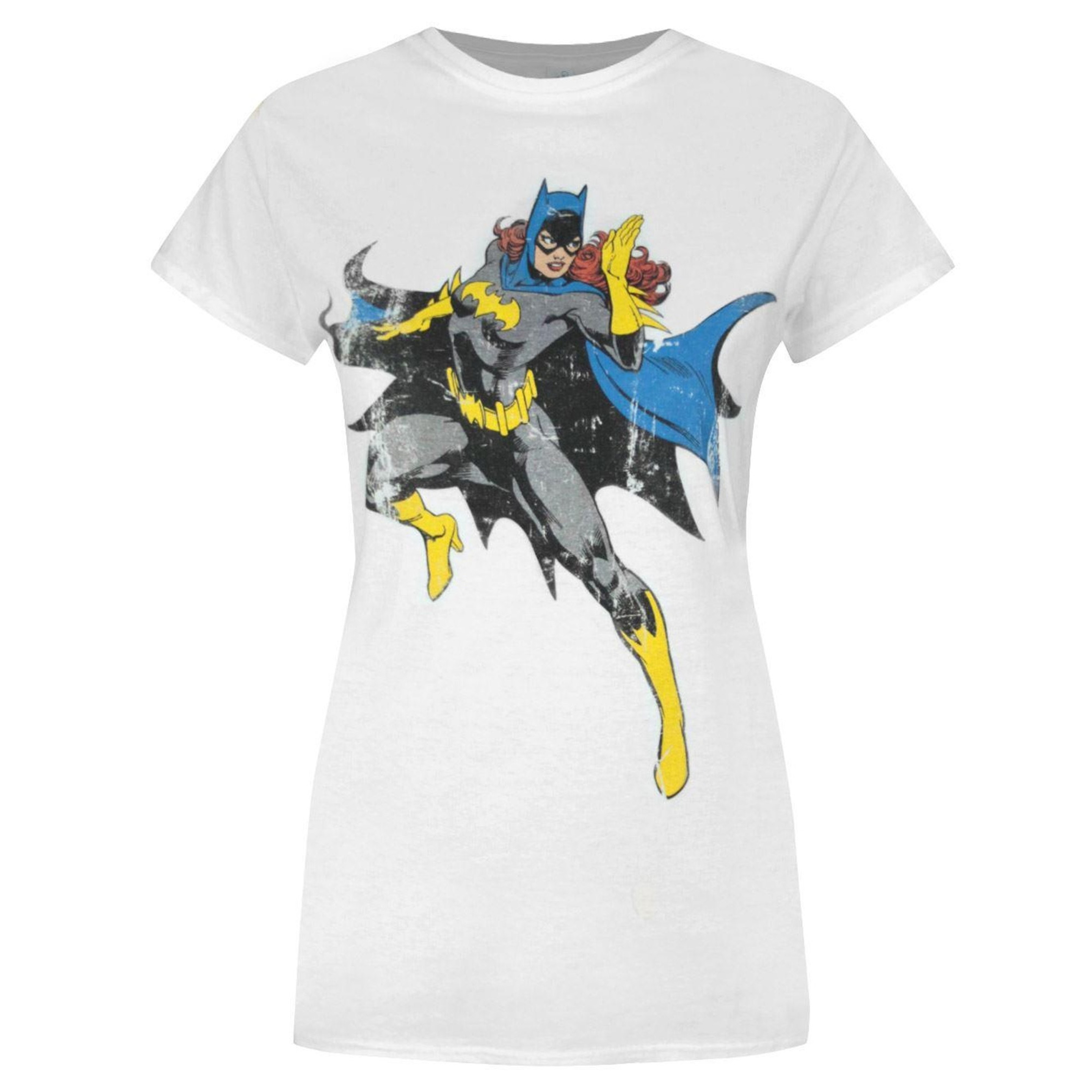 Camiseta Modelo Batgirl Con Efecto Desgastado Dc Comics