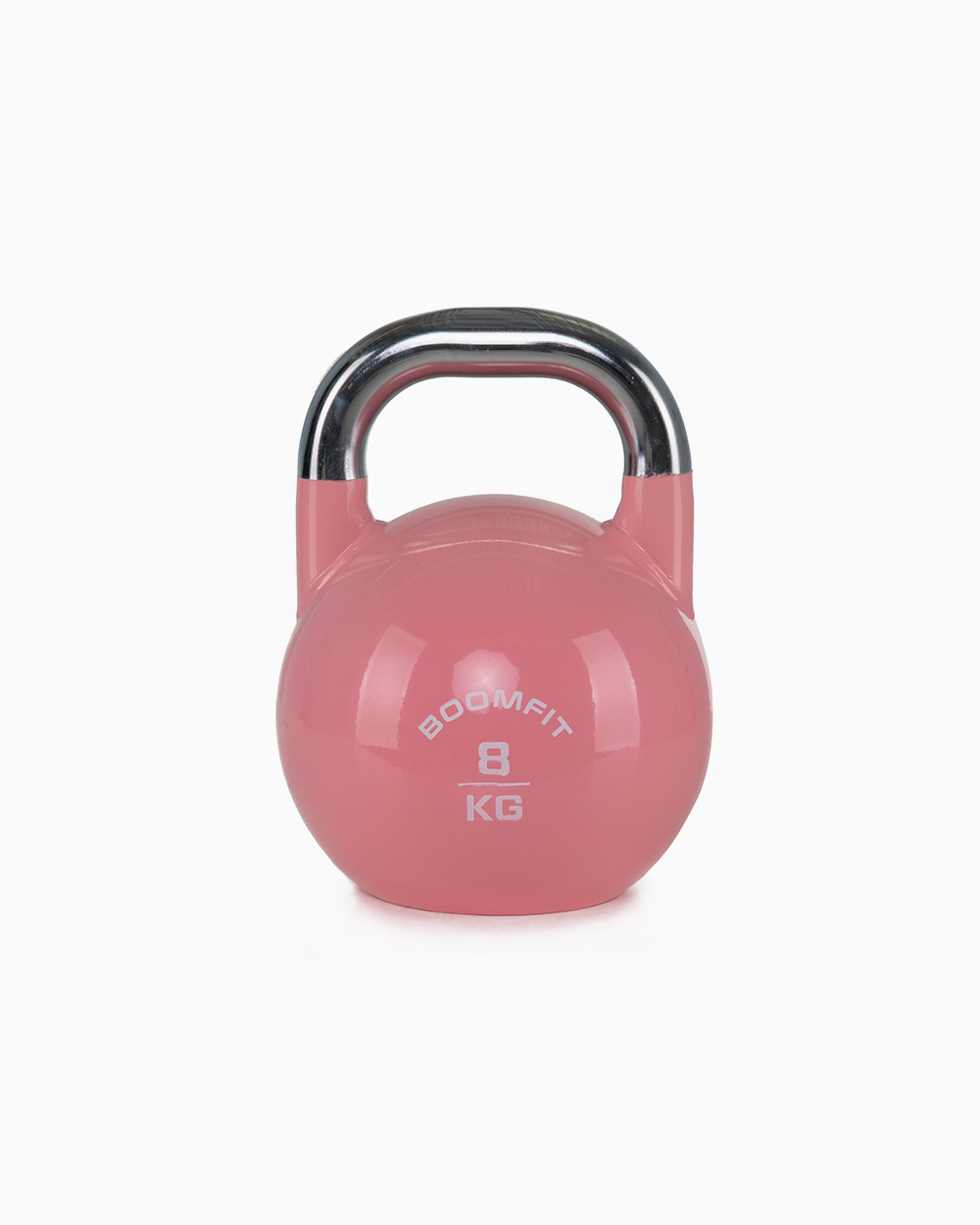 Kettlebell De Competição 8kg - Boomfit - rosa - 