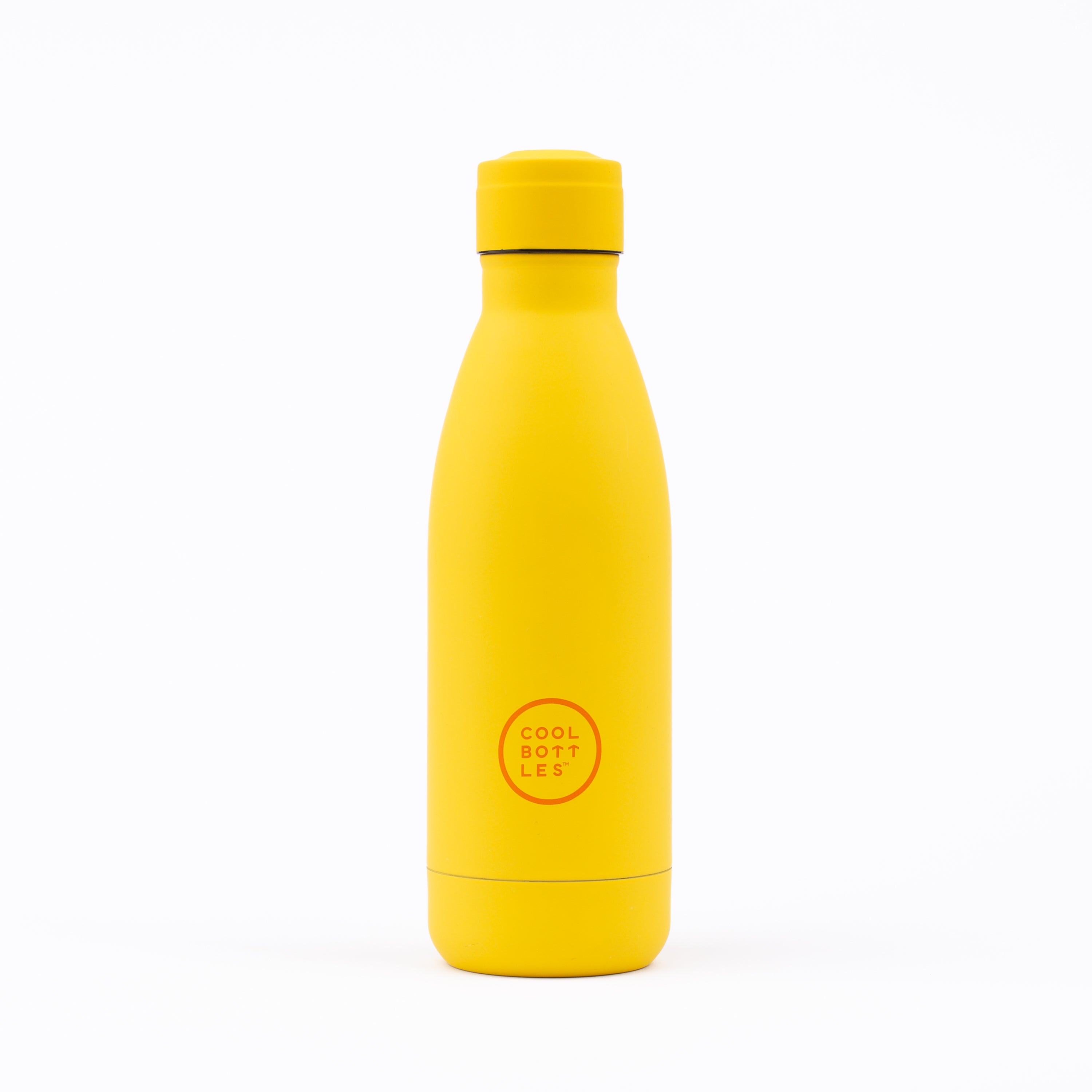 Garrafa Térmica De Aço Inoxidável Cool Bottles. Vivid Yellow 350ml - amarillo - 